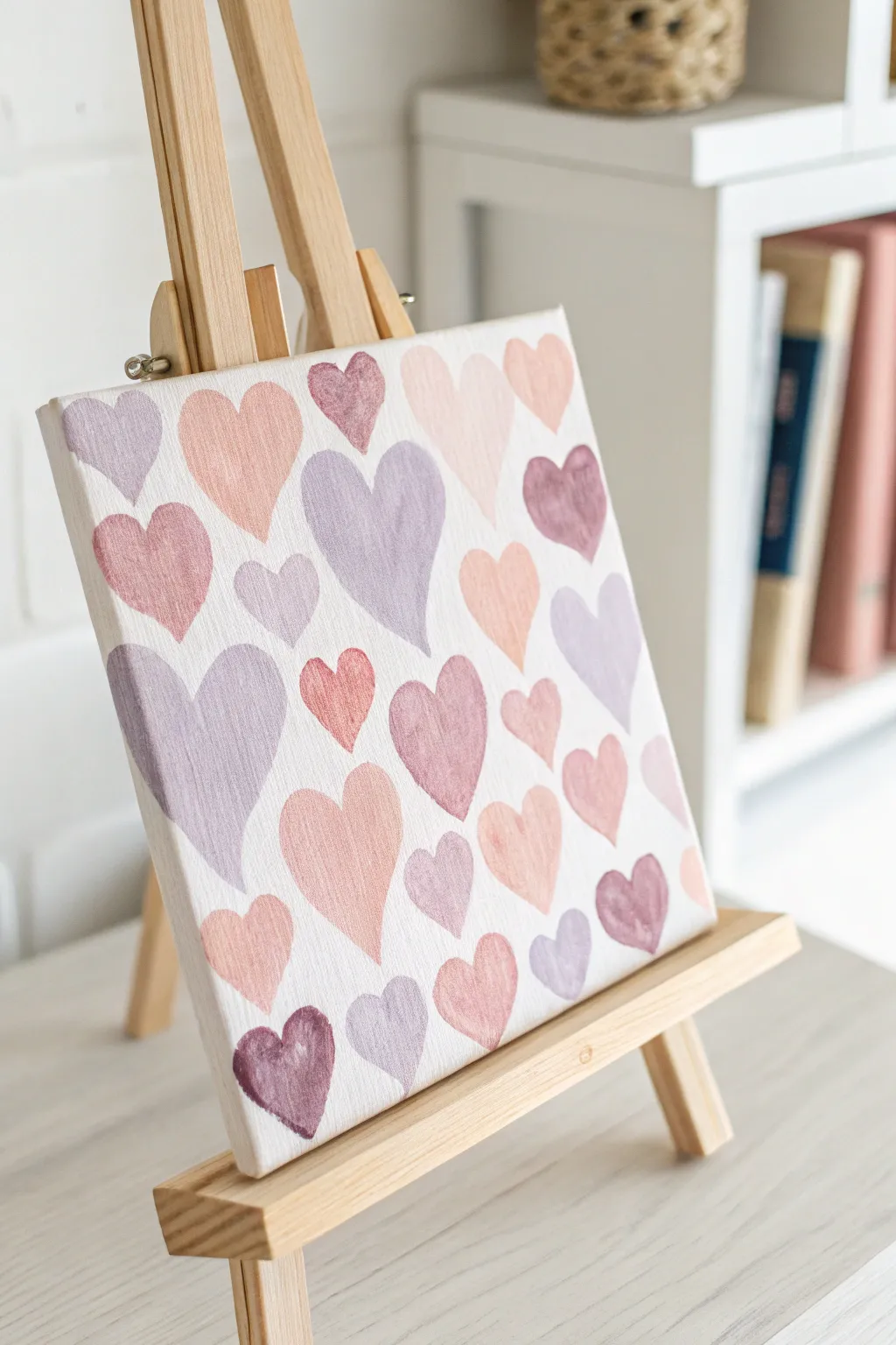 Explore the charm of abstract hearts with this minimalist artwork—perfect for adding a touch of sweetness to your space!