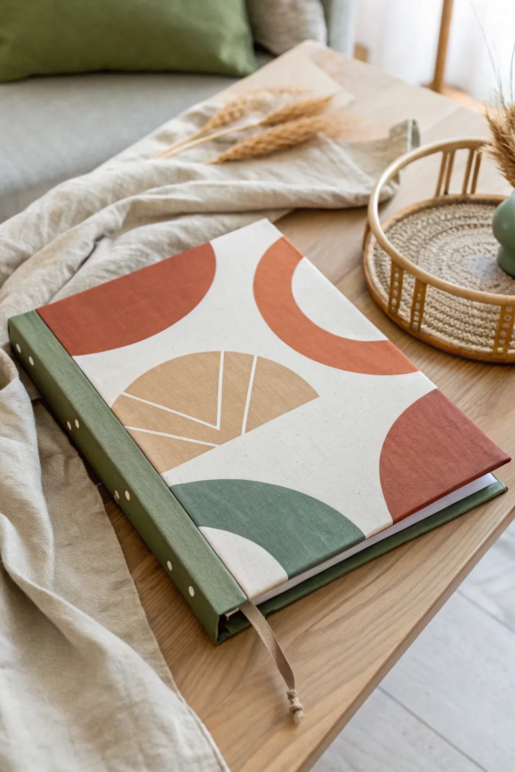 Embrace the art of simplicity with abstract elegance on your binder cover.