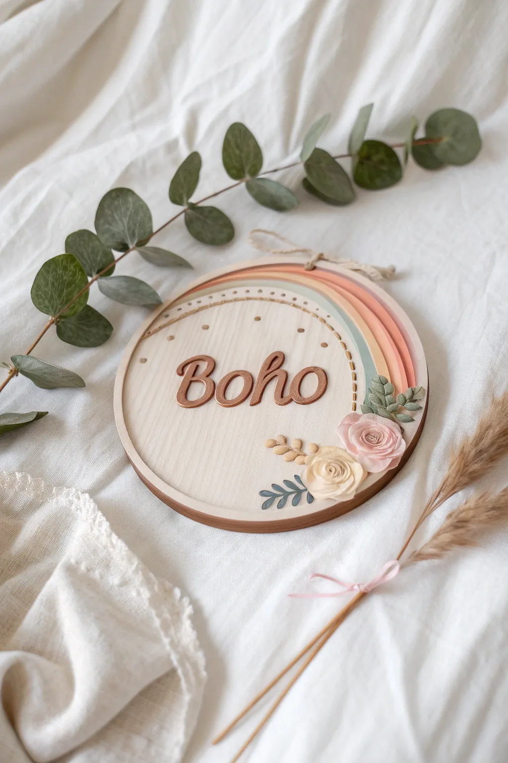 Elevate your nursery decor with a personalized wooden name plaque—where craftsmanship meets simplicity.