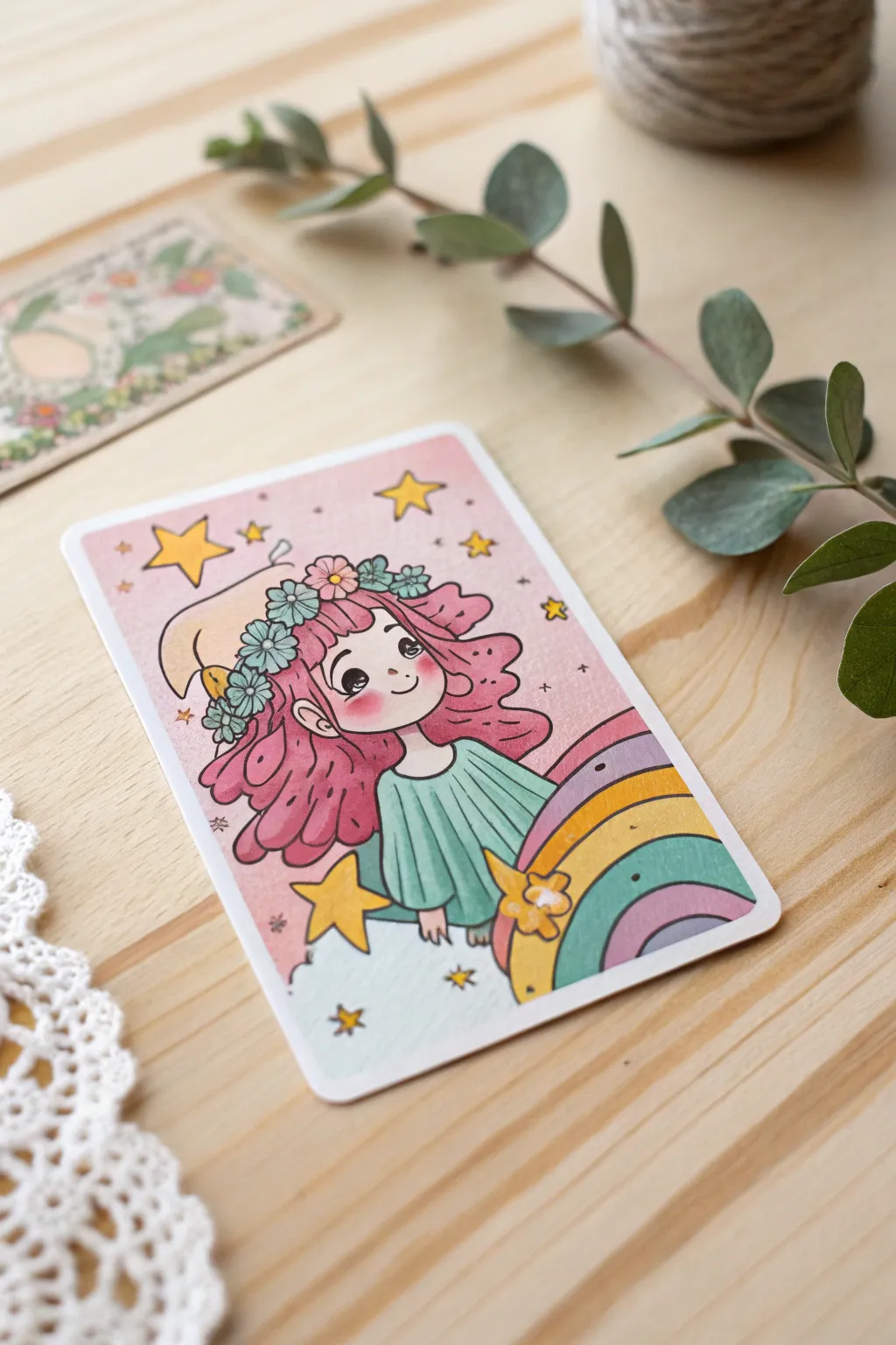 Whimsical Creations: Let your imagination run wild with vibrant, playful art cards that capture the essence of carefree childhood days.