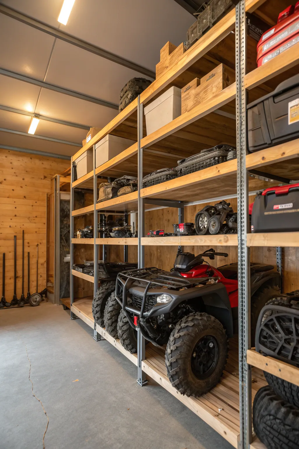Craftsmanship meets organization: Transform your shed with custom interiors.