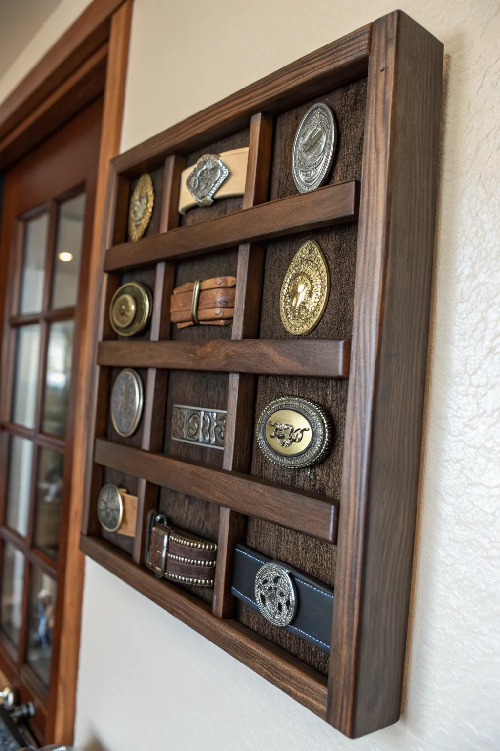 Crafted to Perfection: Showcase your belt buckle collection with style and creativity.