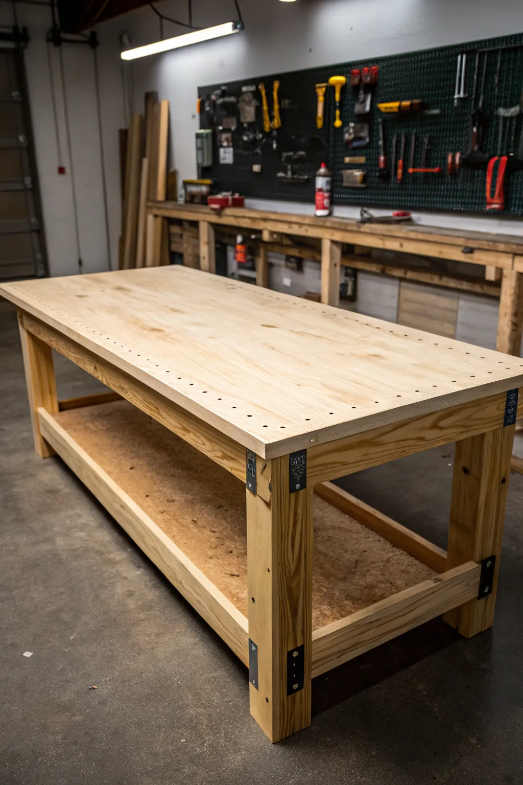 Discover the practicality and charm of a plywood workbench top, perfect for the DIY enthusiast.