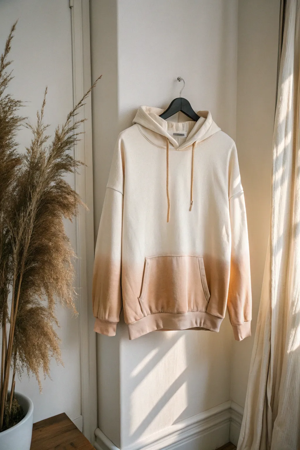 Embrace the subtle art of ombre - where simplicity meets elegance in a beautifully crafted hoodie.