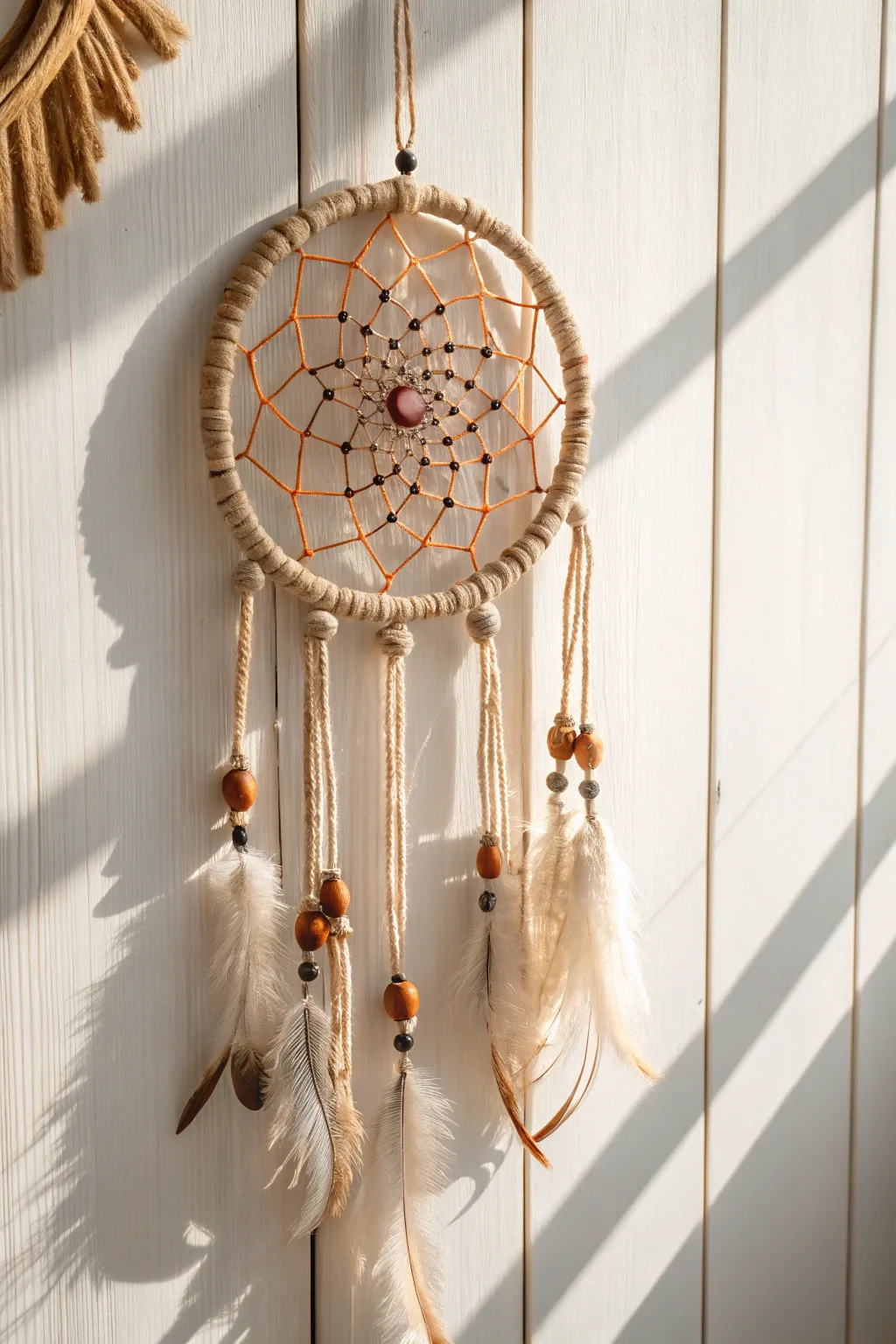 Embrace rustic elegance with boho clay dreamcatchers.
