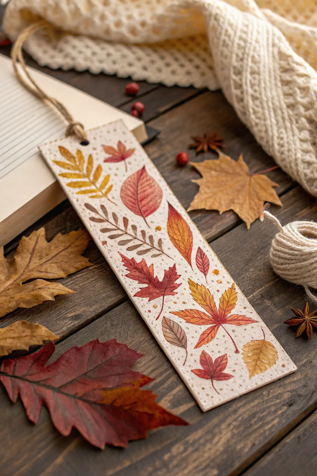 Carry the essence of autumn with you in every page you mark.