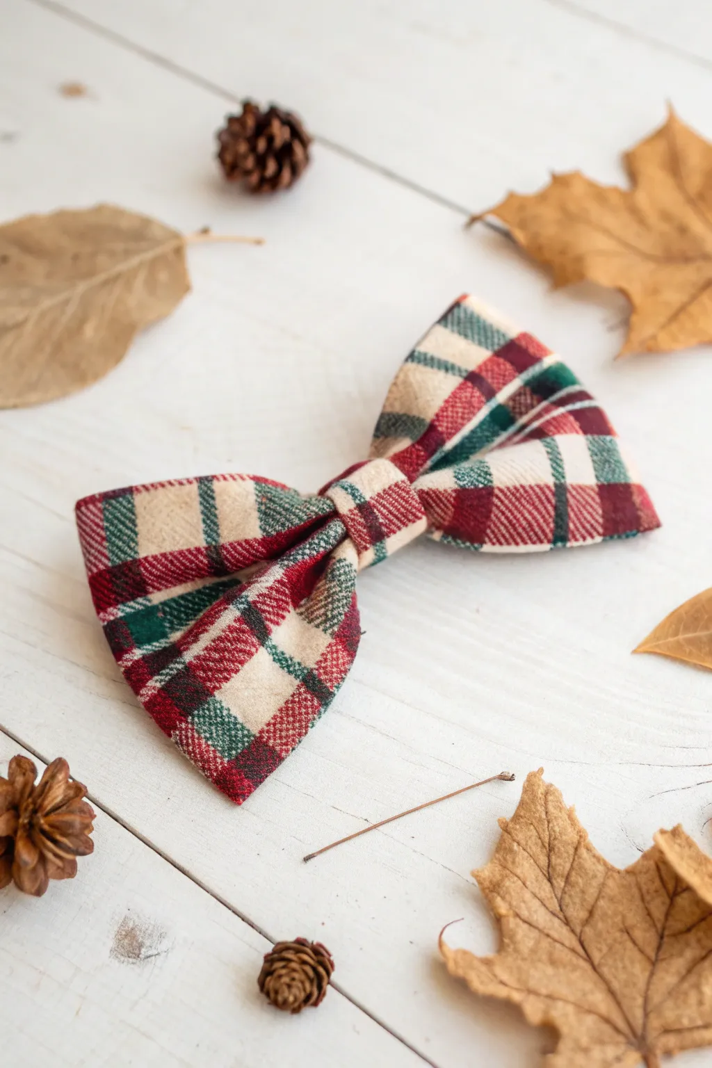 Embrace the season with the perfect plaid bow hair clip—it’s a charming touch of fall elegance.