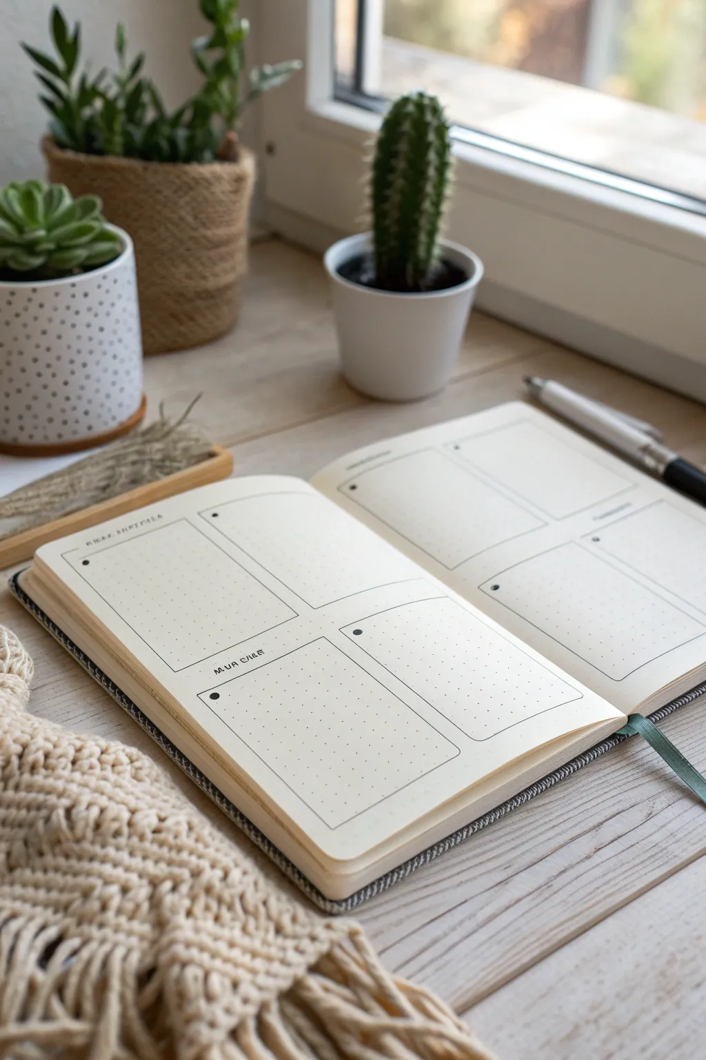 Embrace simplicity with minimalist line boxes for your bullet journal—where elegance meets functionality.