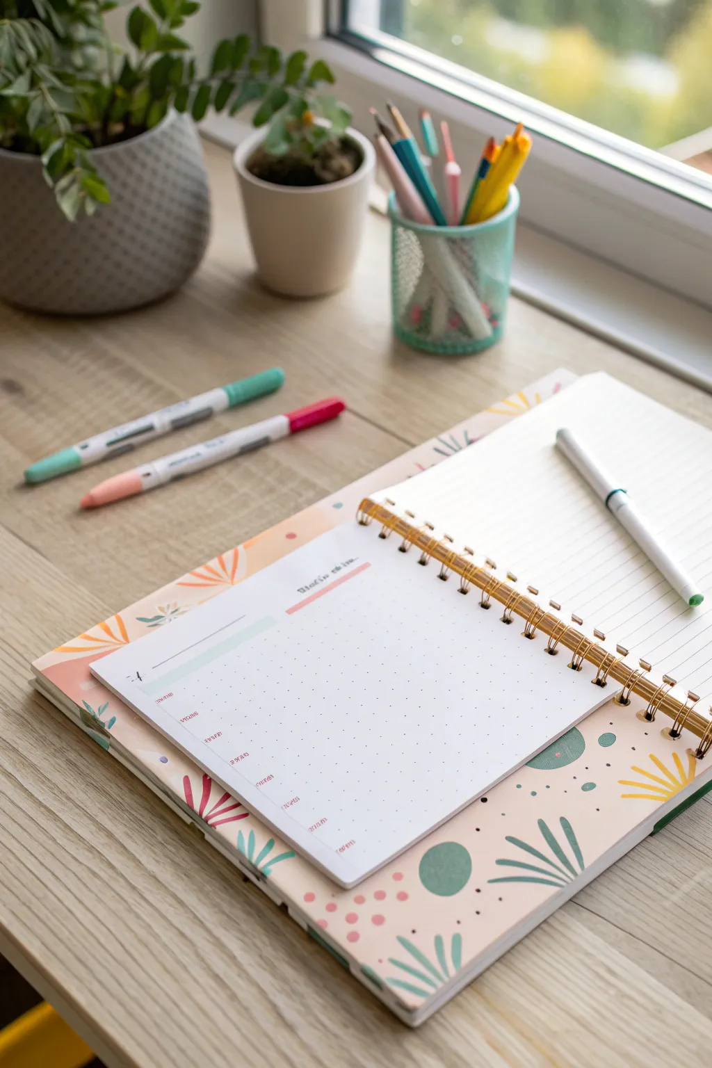 Elevate your journal with colorful accents that bring joy and creativity to every page.