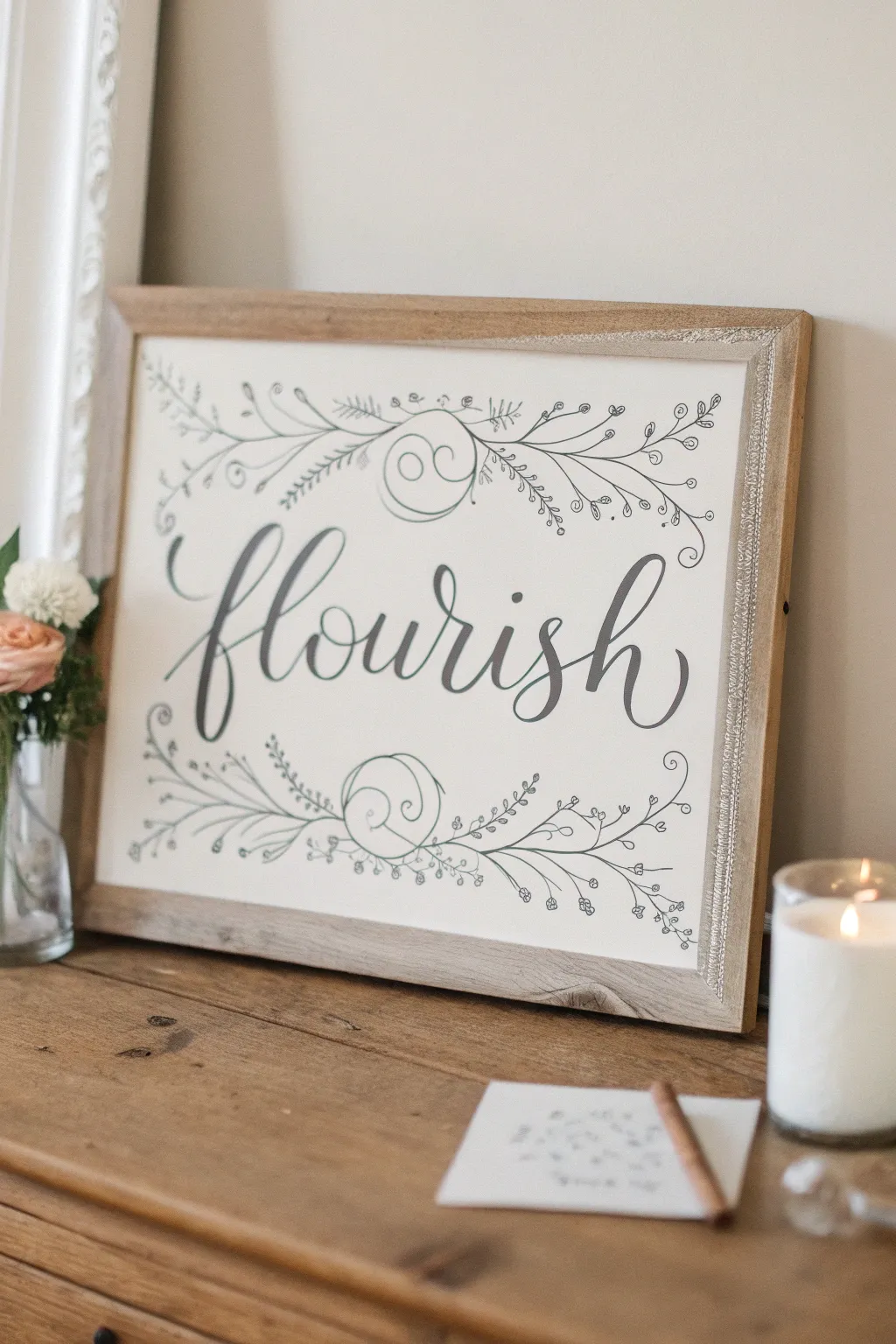 Transform your calligraphy with the art of flourishes—where simplicity meets elegance.