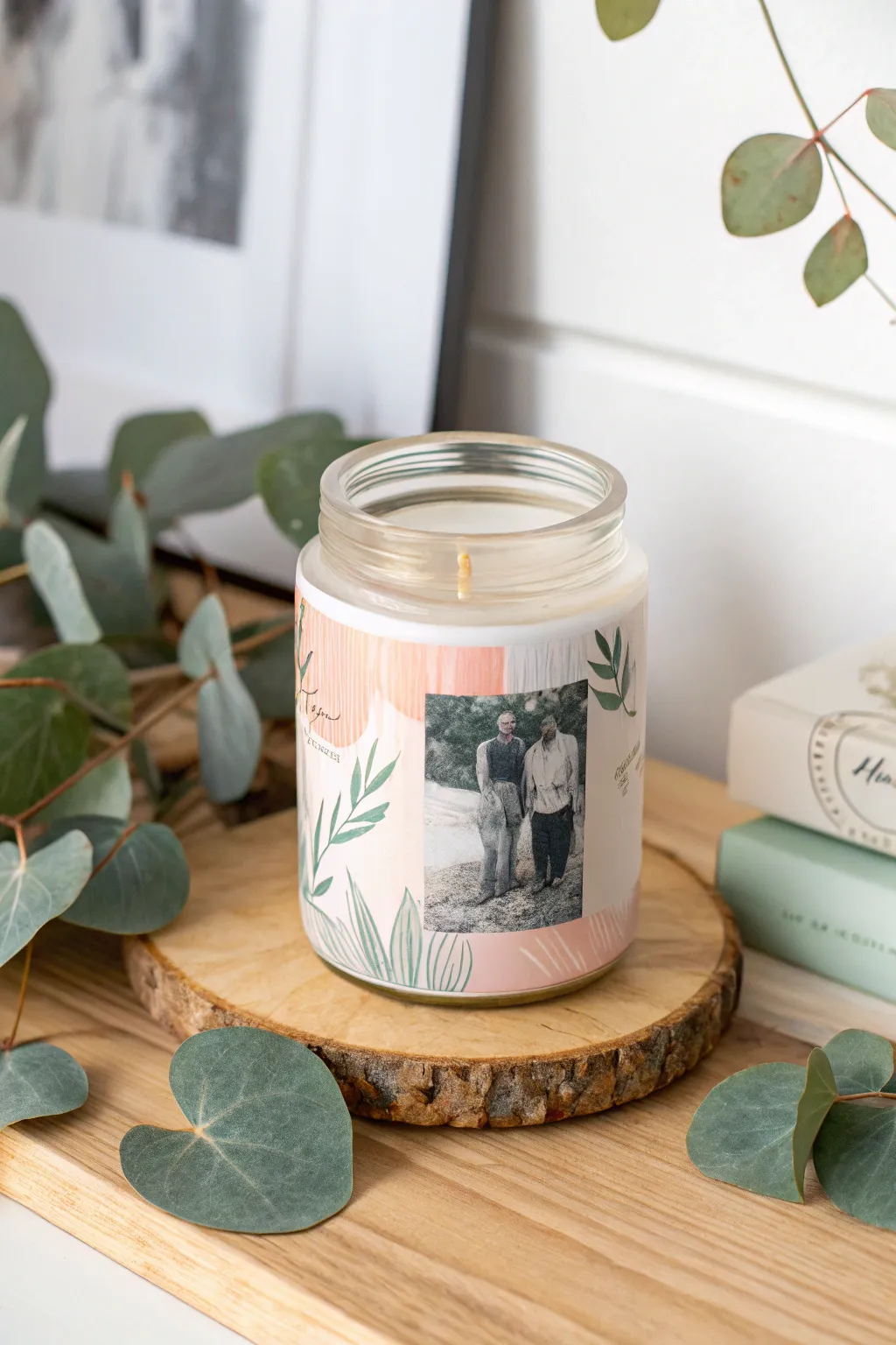 Add a personal touch to your space with a handcrafted candle jar that tells a story.