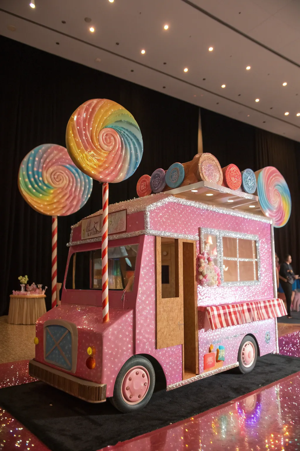 Step into the whimsical world of the Fantasy Candy Kingdom with this enchanting cardboard creation!