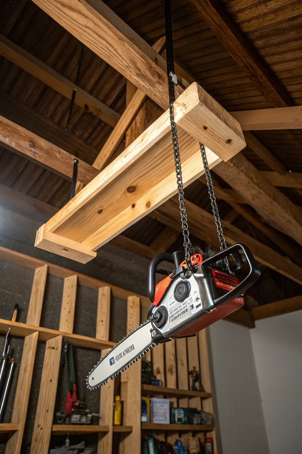 Elevate your storage game with expertly crafted ceiling mounts. A perfect blend of style and practicality.