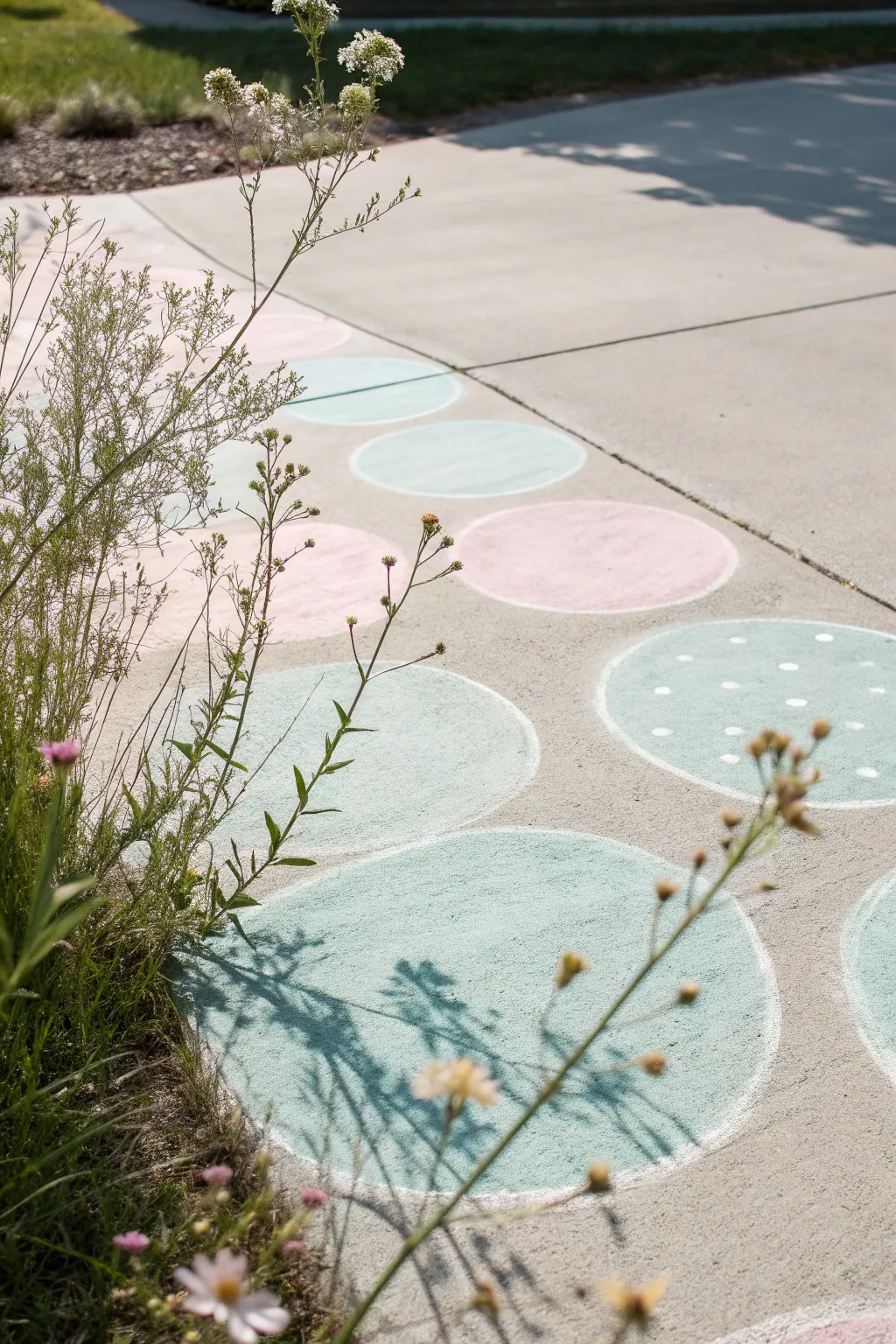 Embrace the playful joy of Chalk Twister on a sunny day, where simplicity meets creativity in your own driveway.