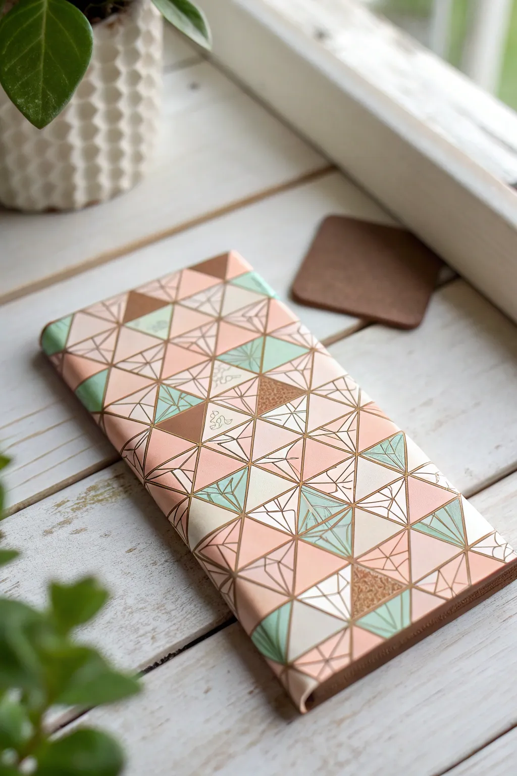 Elevate your chocolate gifting with artistic geometric wraps that surprise and delight.