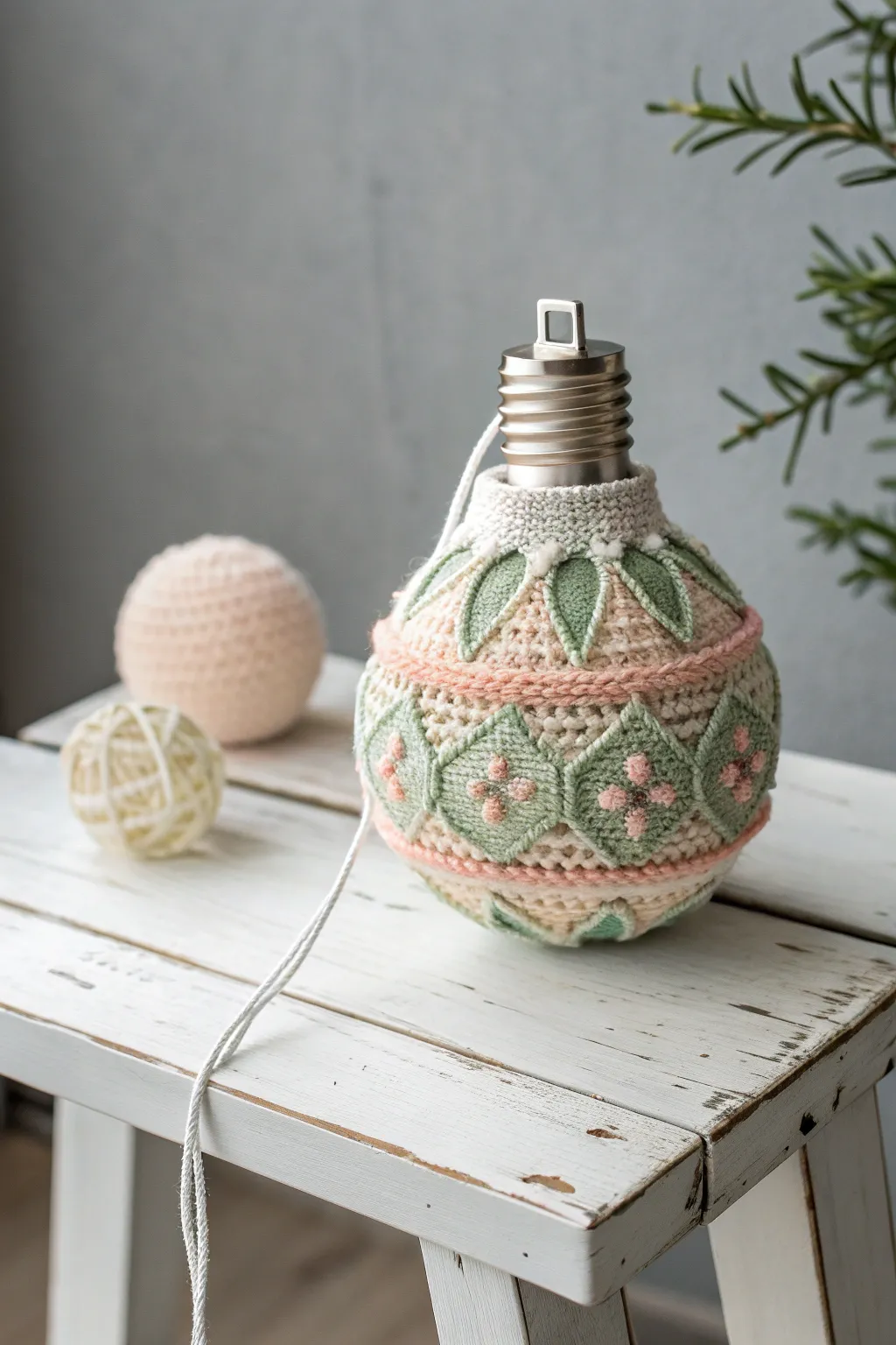 Add a touch of handcrafted charm to your holiday decor with these crocheted light bulbs! 🎄✨ Perfect for a minimalist, boho-inspired Christmas.
