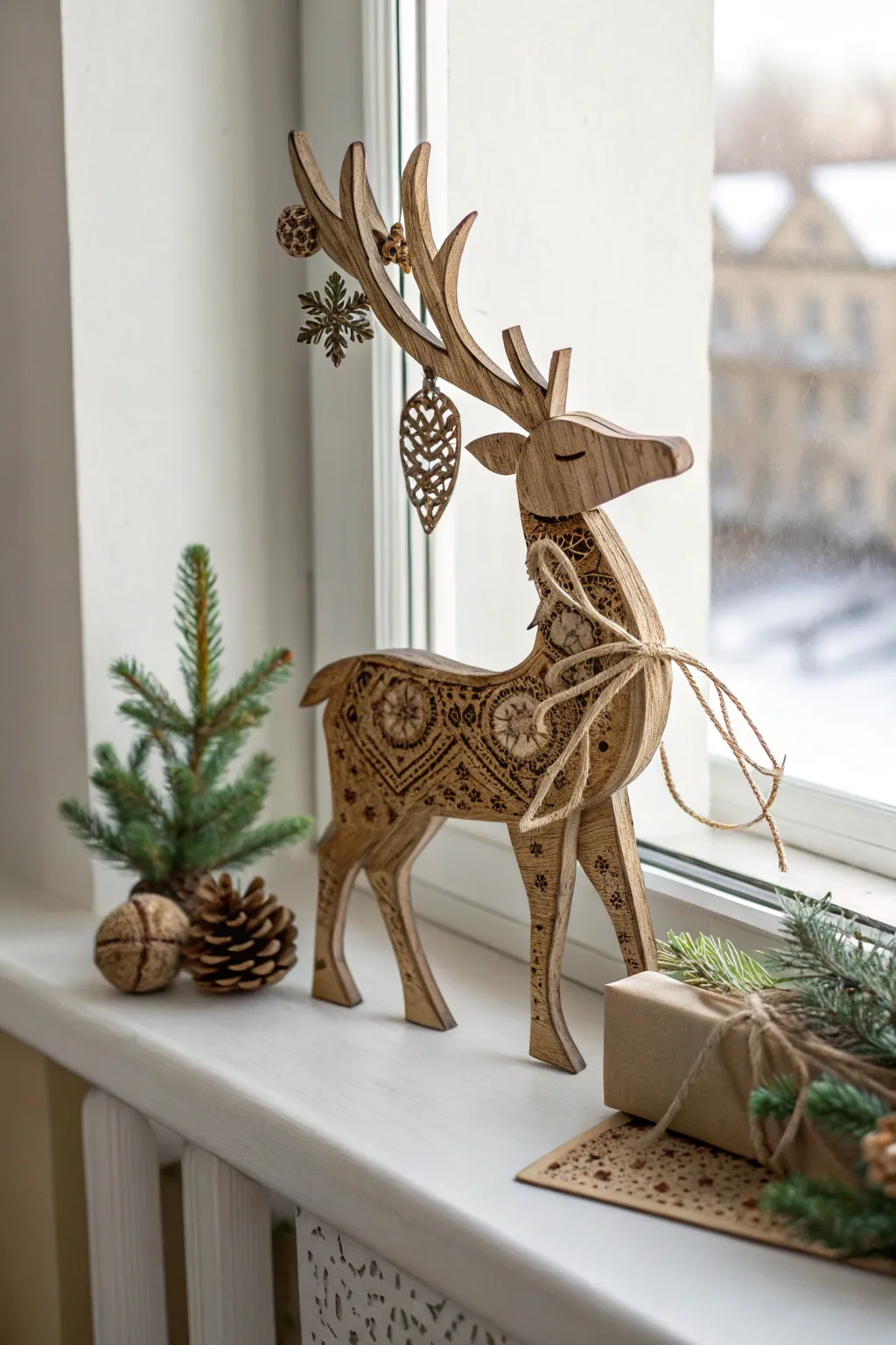 Discover the magic of Christmas with a minimalist twist: Can you find Santa's missing reindeer?