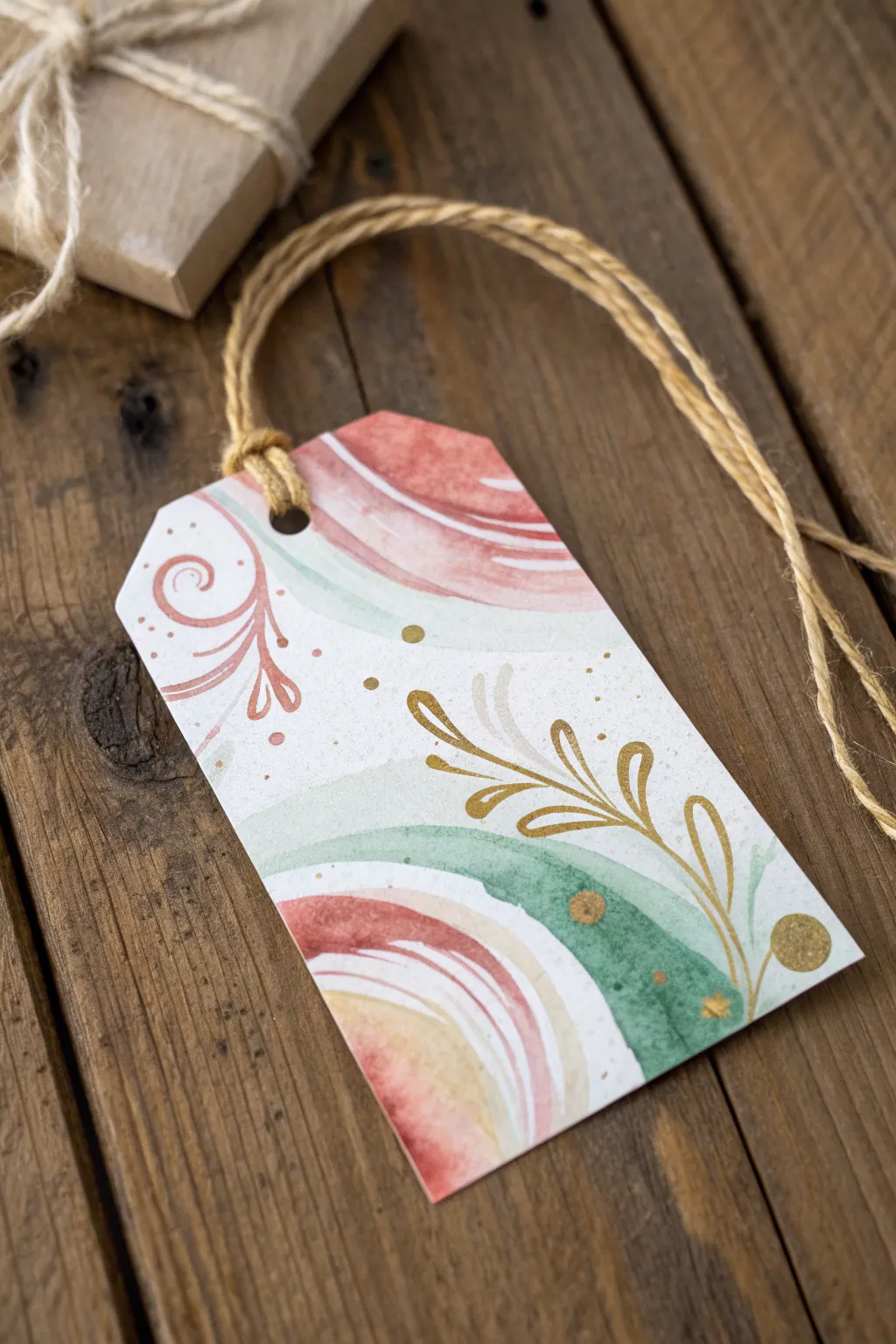 Elevate your gift-giving with these dreamy watercolor tags, where simplicity meets artistry. 🎨✨ #CraftedWithLove #MinimalistChristmas