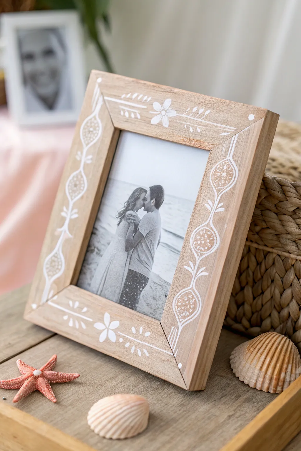 Craft a heartfelt gift: Personalized picture frames that capture cherished memories with style and simplicity.