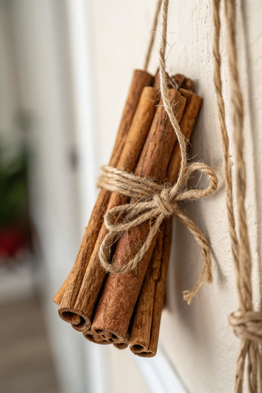 Embrace rustic charm with simple cinnamon stick bundles that bring warmth and coziness to any space.