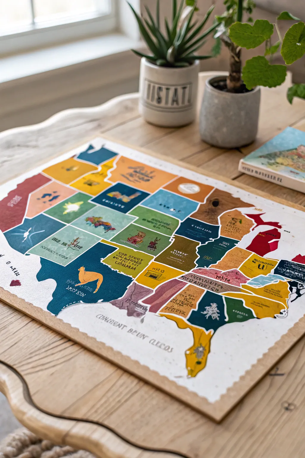 Crafting Stories: A Collaborative State Map Celebrating Local Artistry and Community Pride