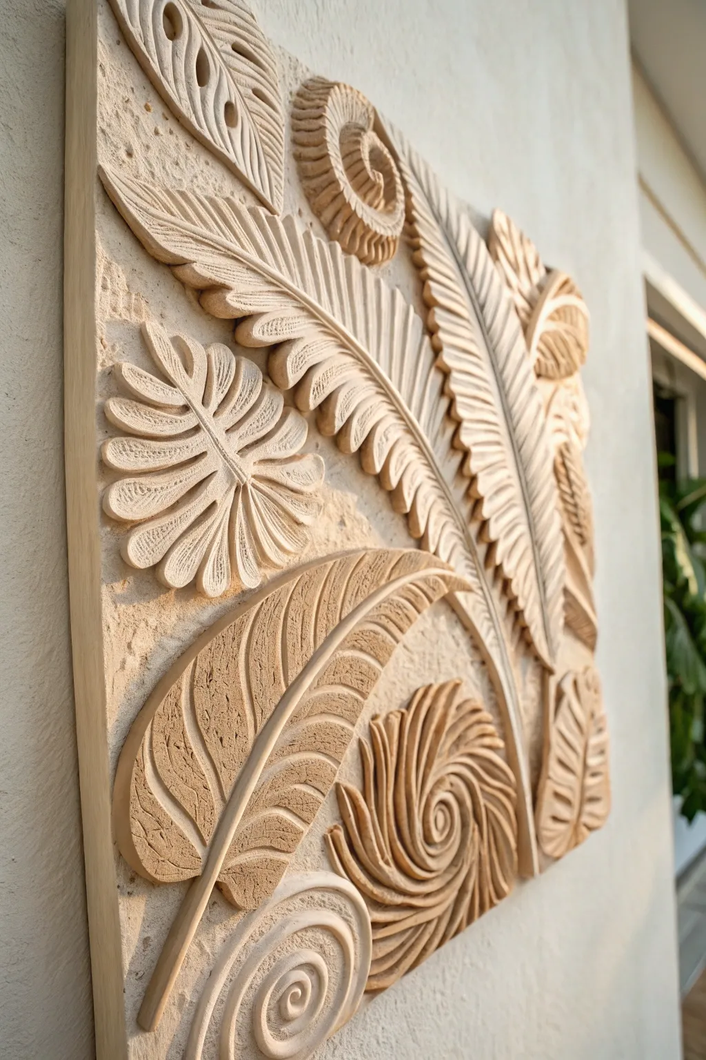 Embrace the beauty of texture with this stunning clay sculpture, perfect for adding a touch of nature-inspired elegance to your space.