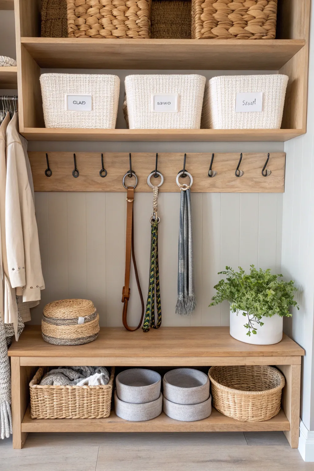 Create a serene and stylish pet nook that keeps your space tidy and your furry friends delighted!