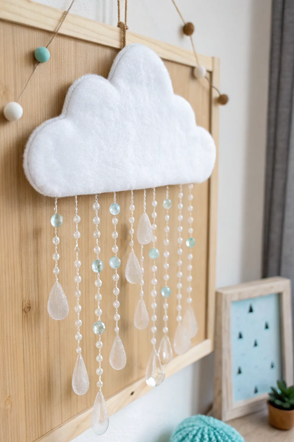Let creativity rain down with a cloud board of dreams. ☁️✨ #ScandiBoho #MinimalistDesign