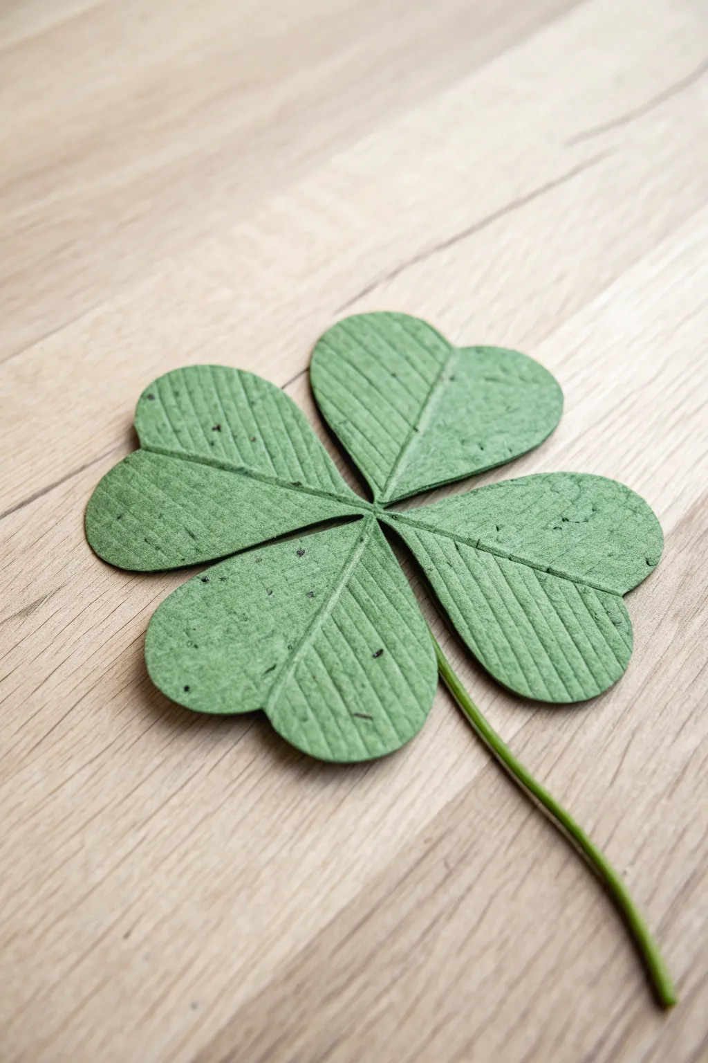 Add a touch of festive elegance with handcrafted shamrock cutouts.