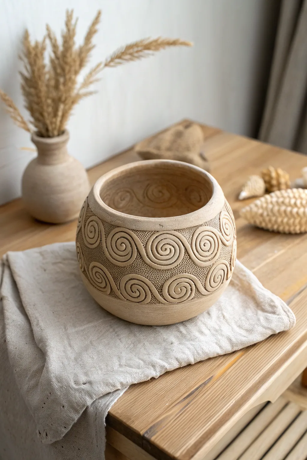 Embrace the art of simplicity with handcrafted coil pots—perfect for a cozy DIY night with friends!