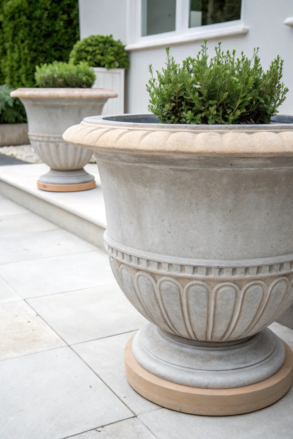 Elevate your outdoor space with the subtle sophistication of neutral tones.