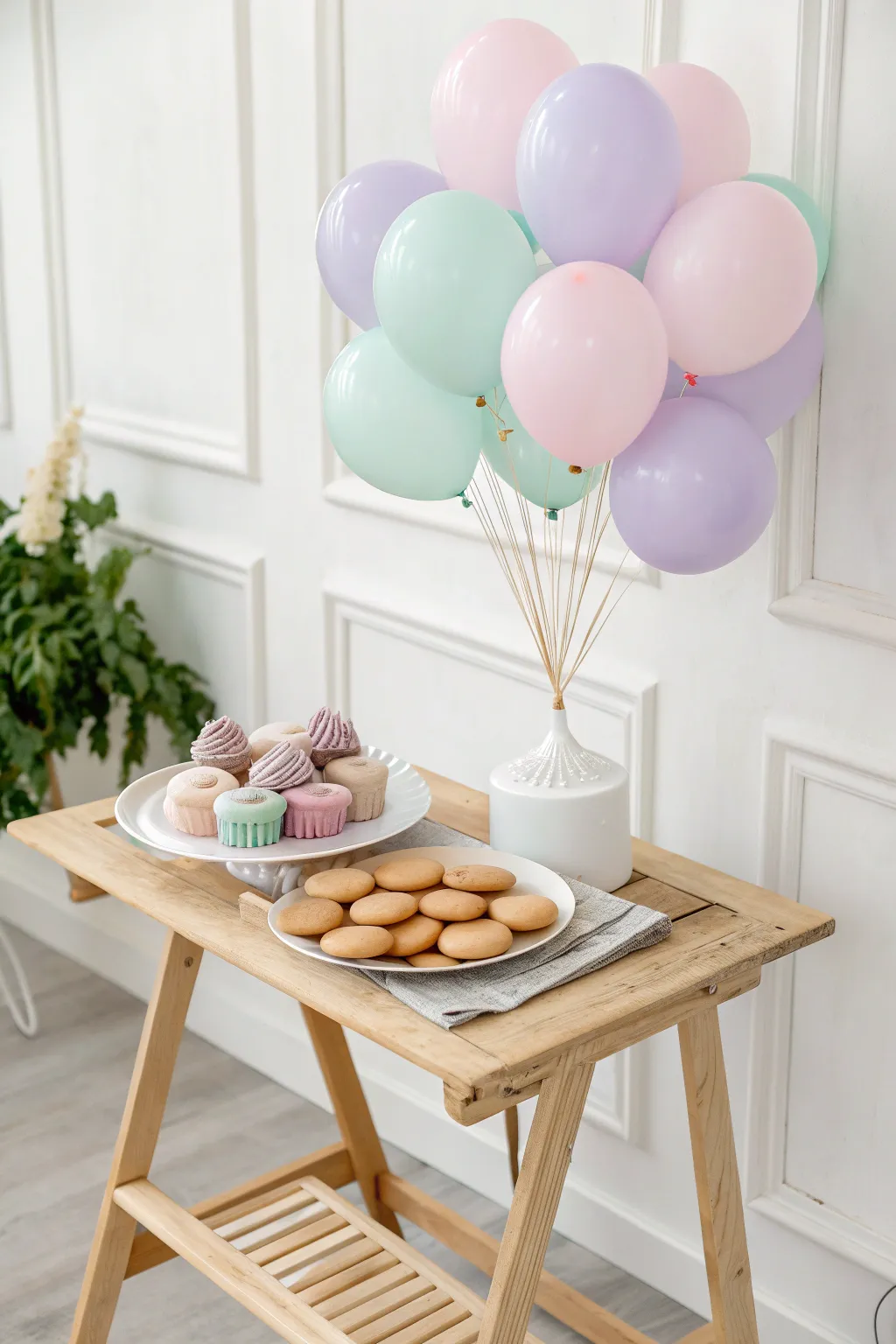 Brighten your cookie booth with a splash of pastel elegance!