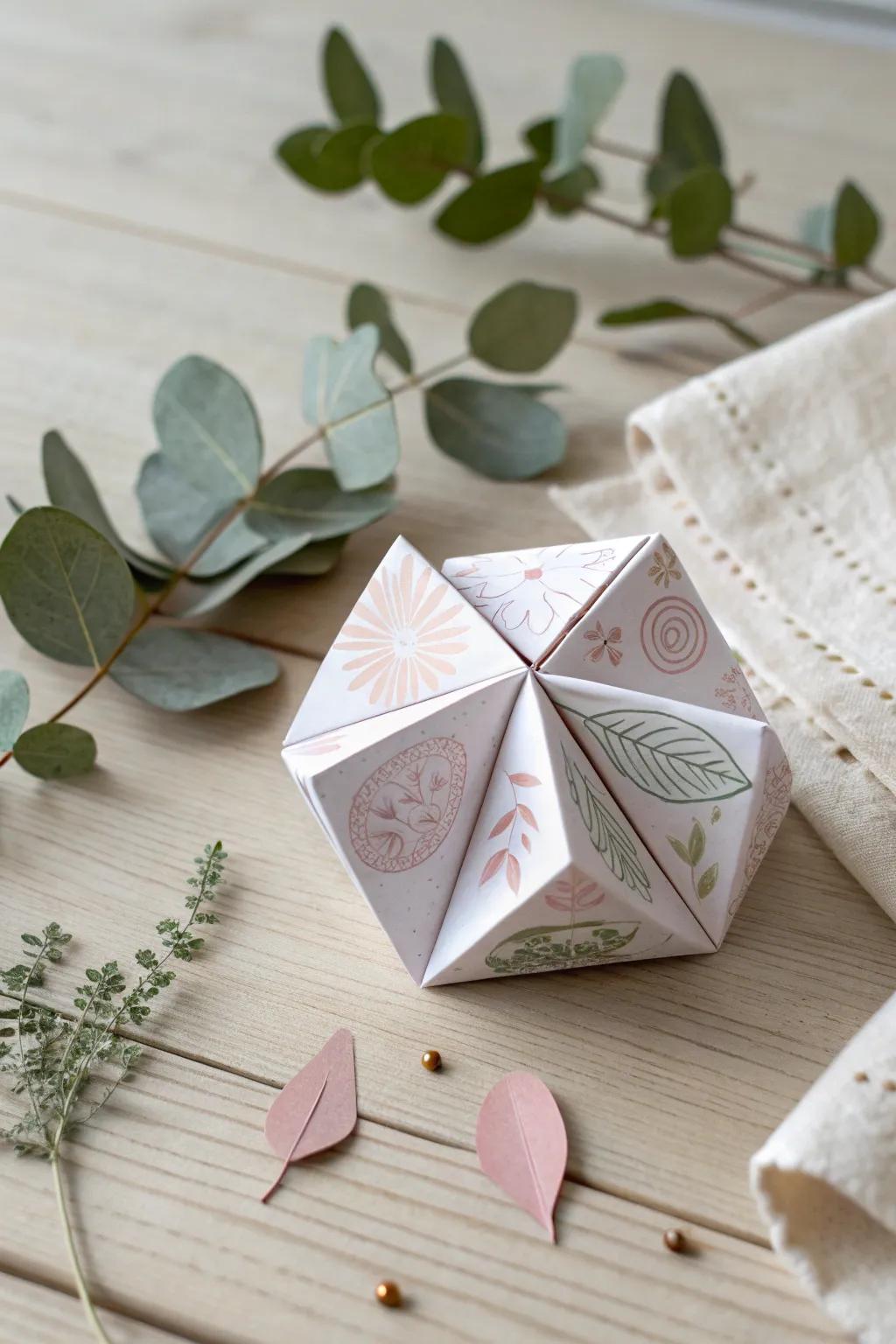 Unfold creativity with a personalized cootie catcher - where simplicity meets elegance.
