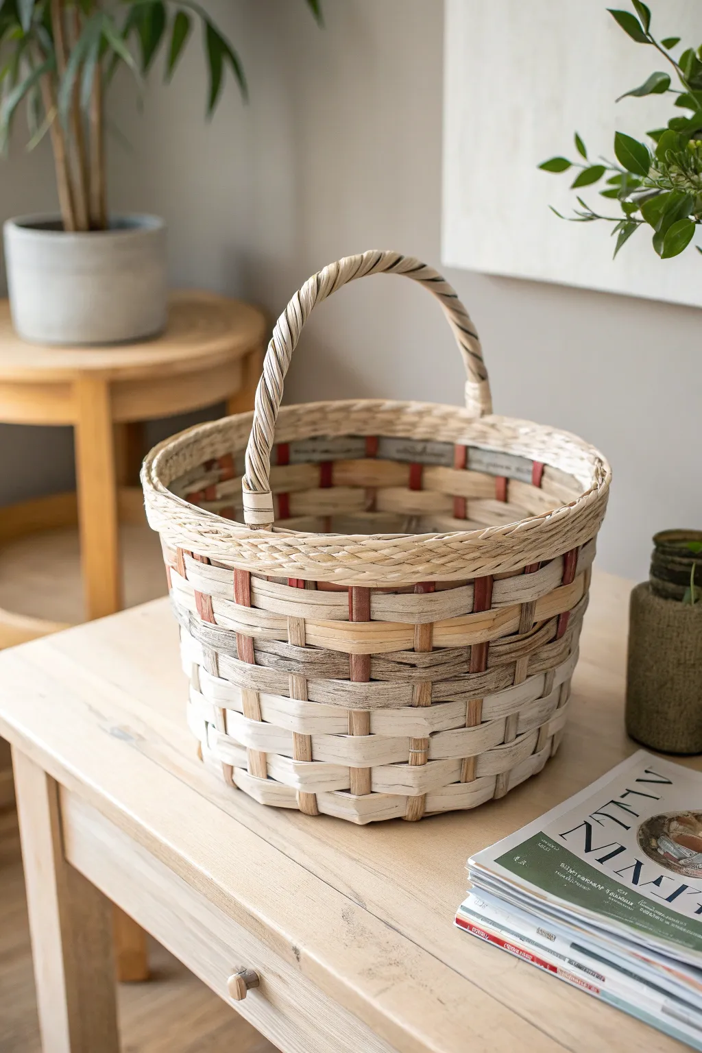 Transform old into gold with this eco-friendly, handcrafted basket!