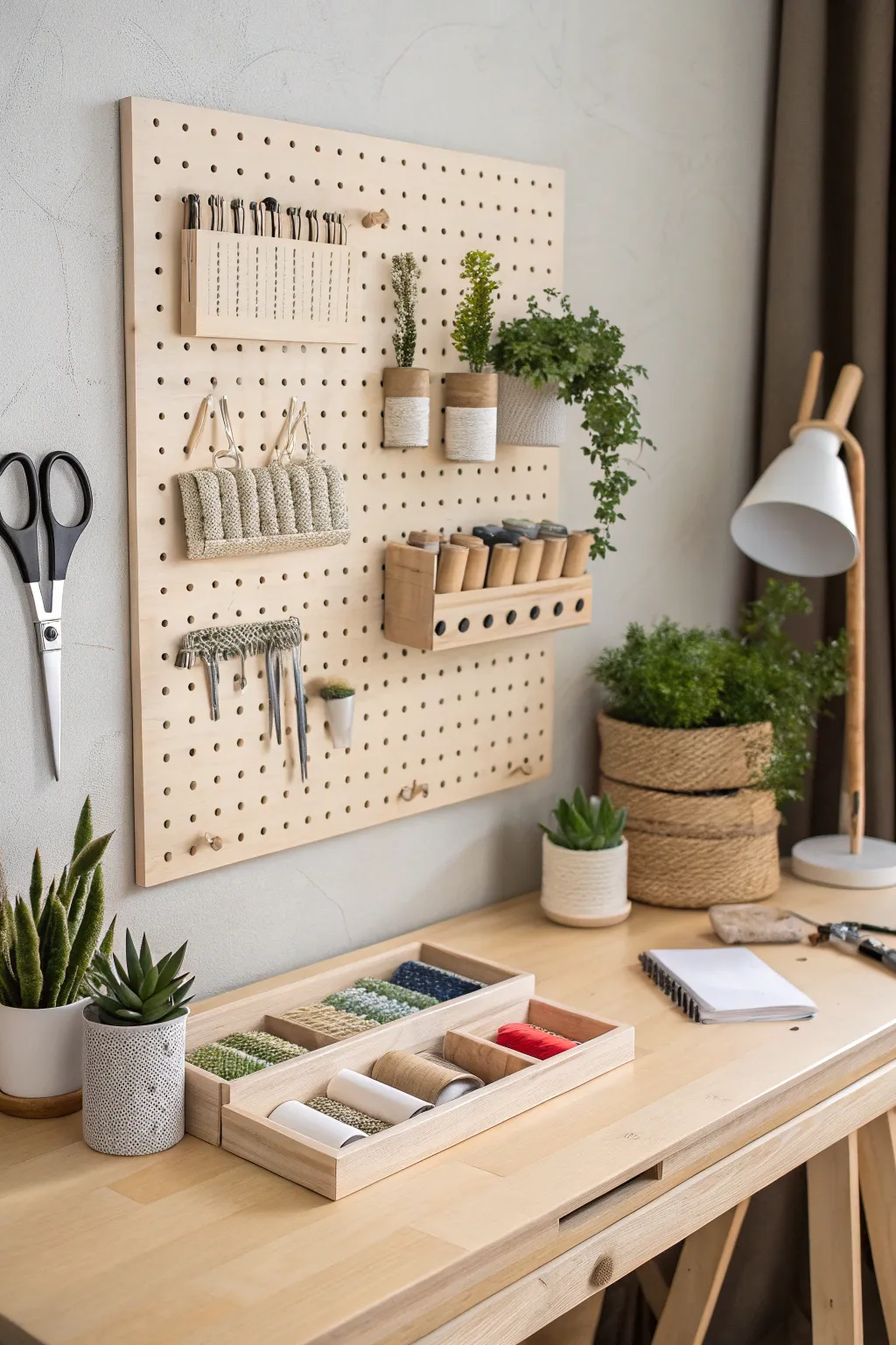 Elevate your crafting space with chic and functional storage solutions. 🌿✨