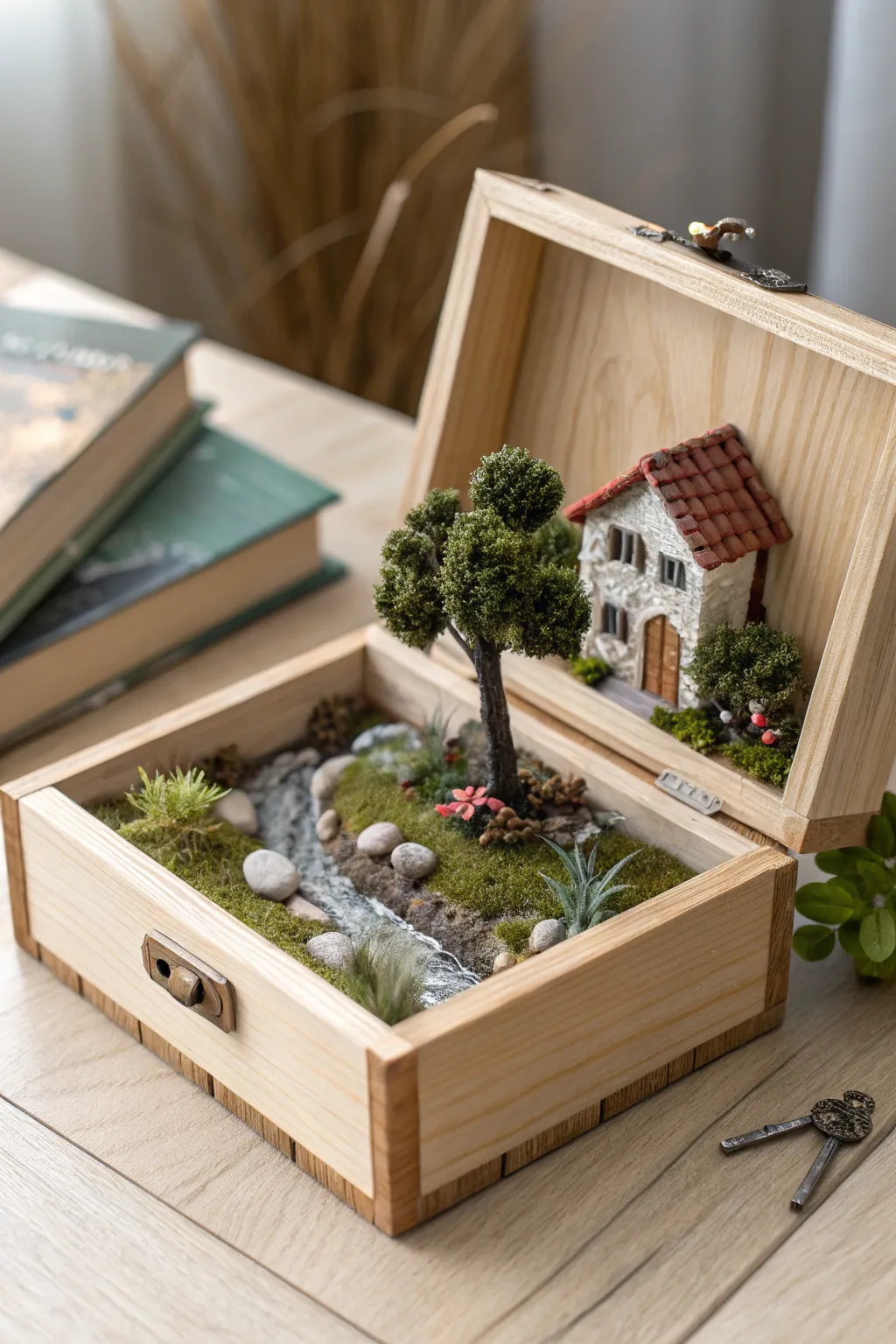 Transform a simple box into a world of imagination with a touch of artisan craftsmanship.
