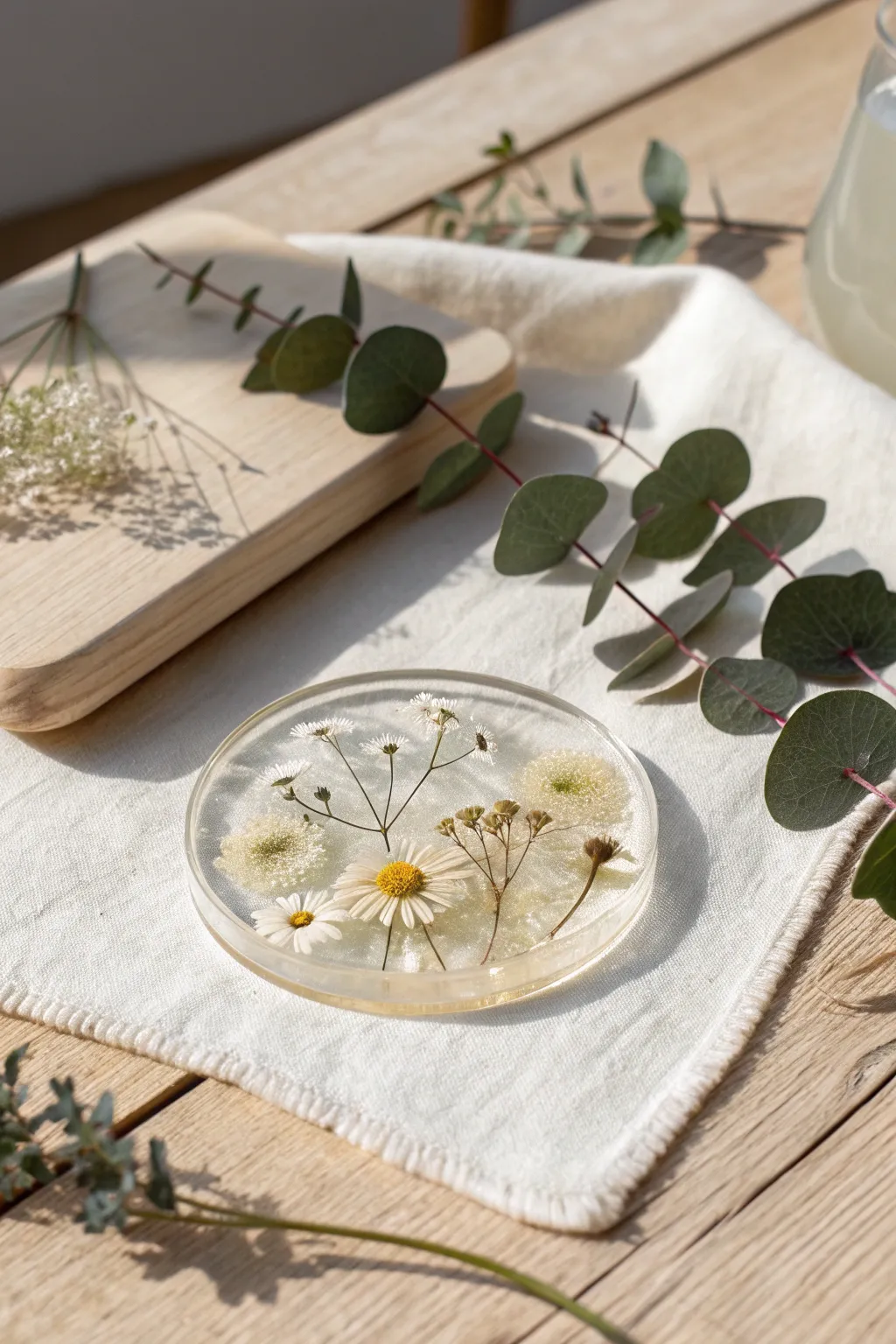Capture the beauty of nature in every sip with these exquisite resin coasters!