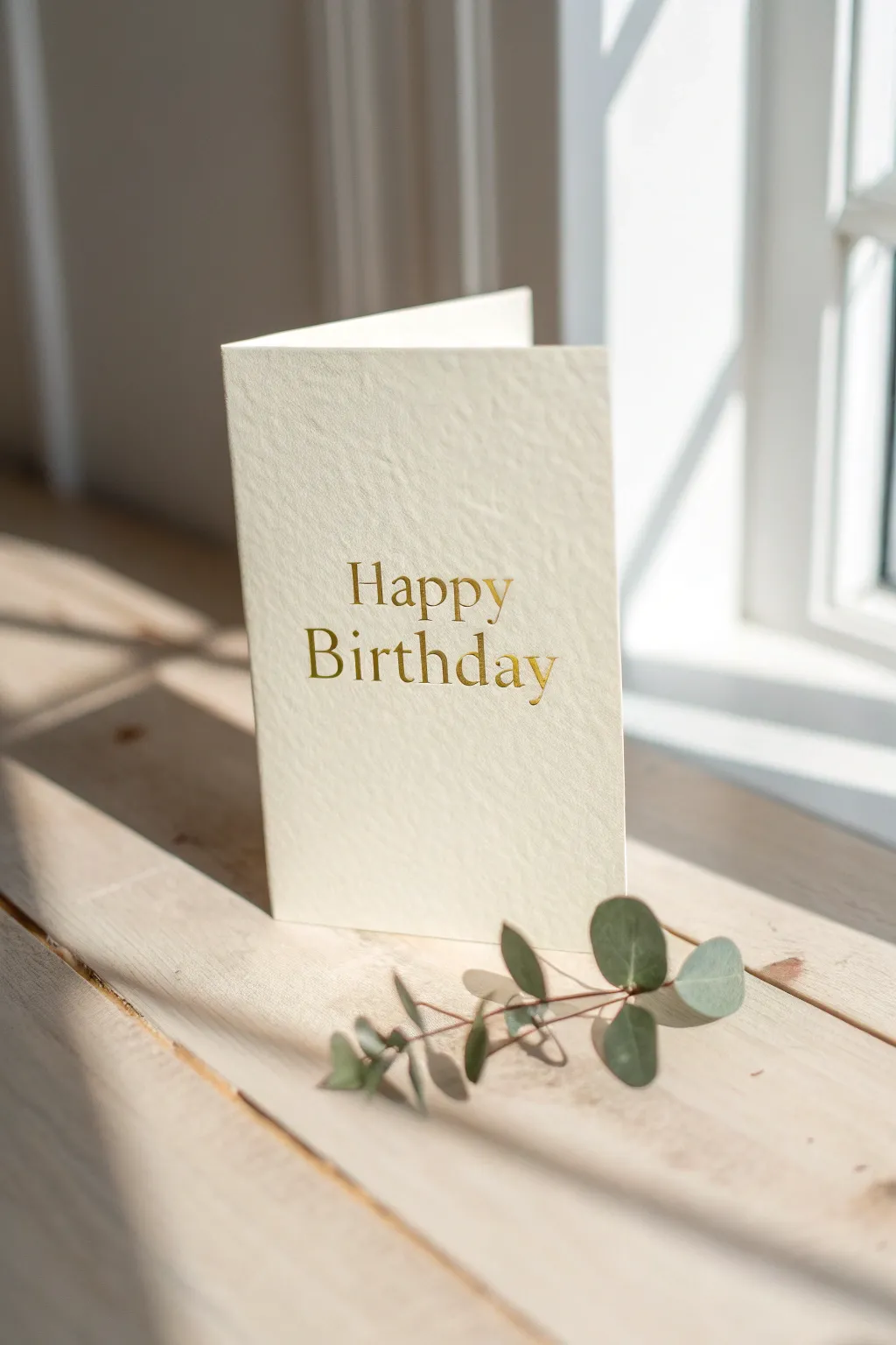 Elegance in simplicity: The art of minimalist birthday greetings.