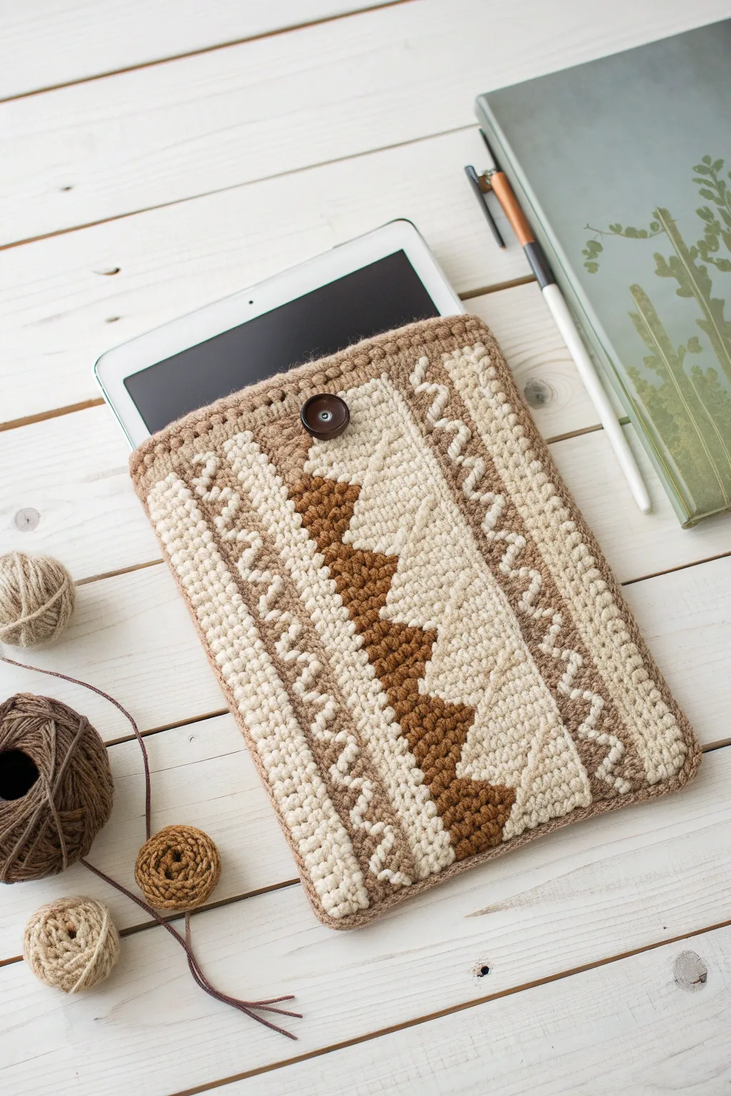 Crafted with care: A perfect blend of tech protection and natural elegance.