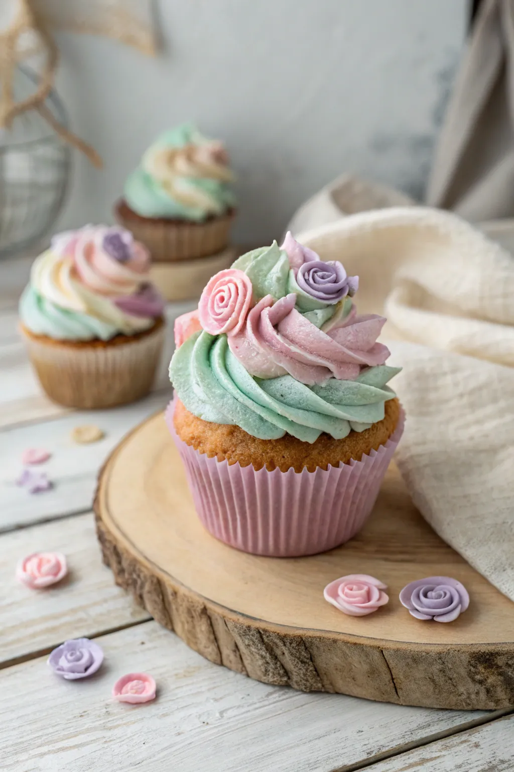 Embrace the charm of handcrafted sweetness with felt frosting elegance. Perfect for a minimalist Valentine's touch.