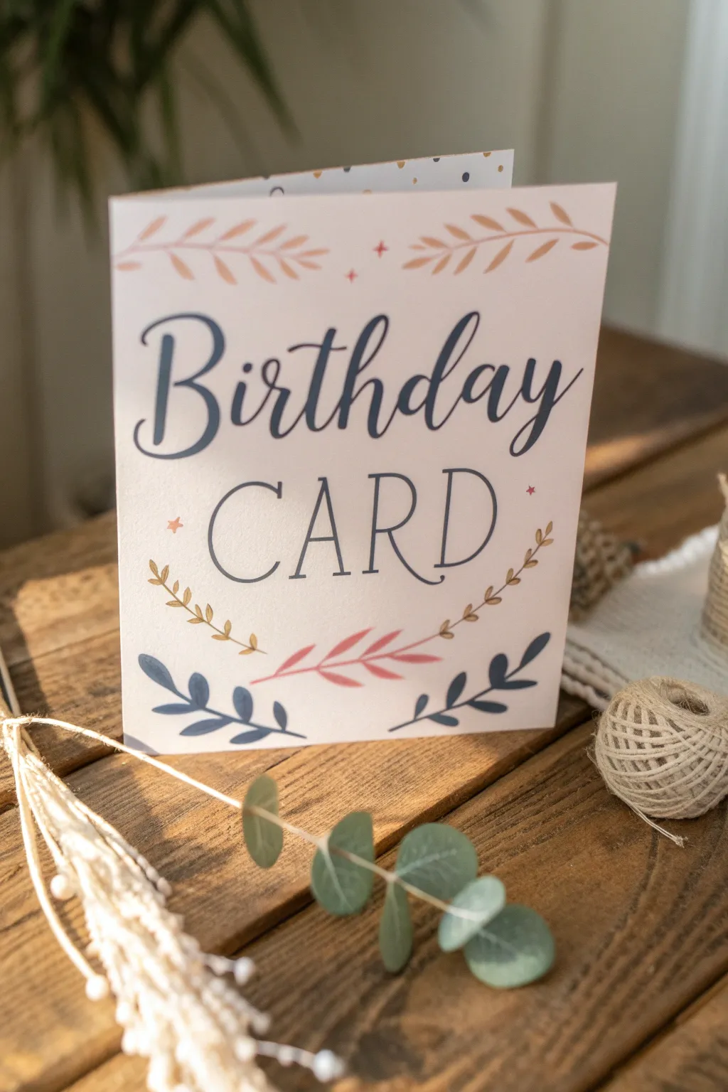 Typography Magic: Elevate your birthday wishes with artistic lettering.