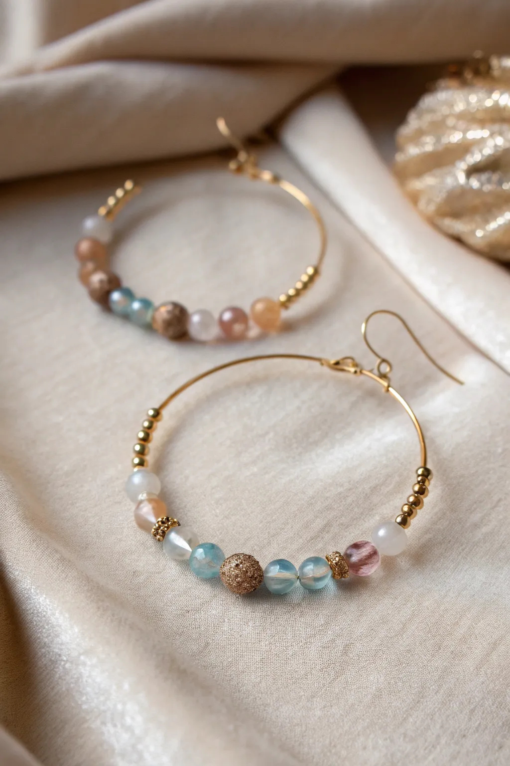 Craft your own story with these unique DIY beaded hoops – where simplicity meets creativity.