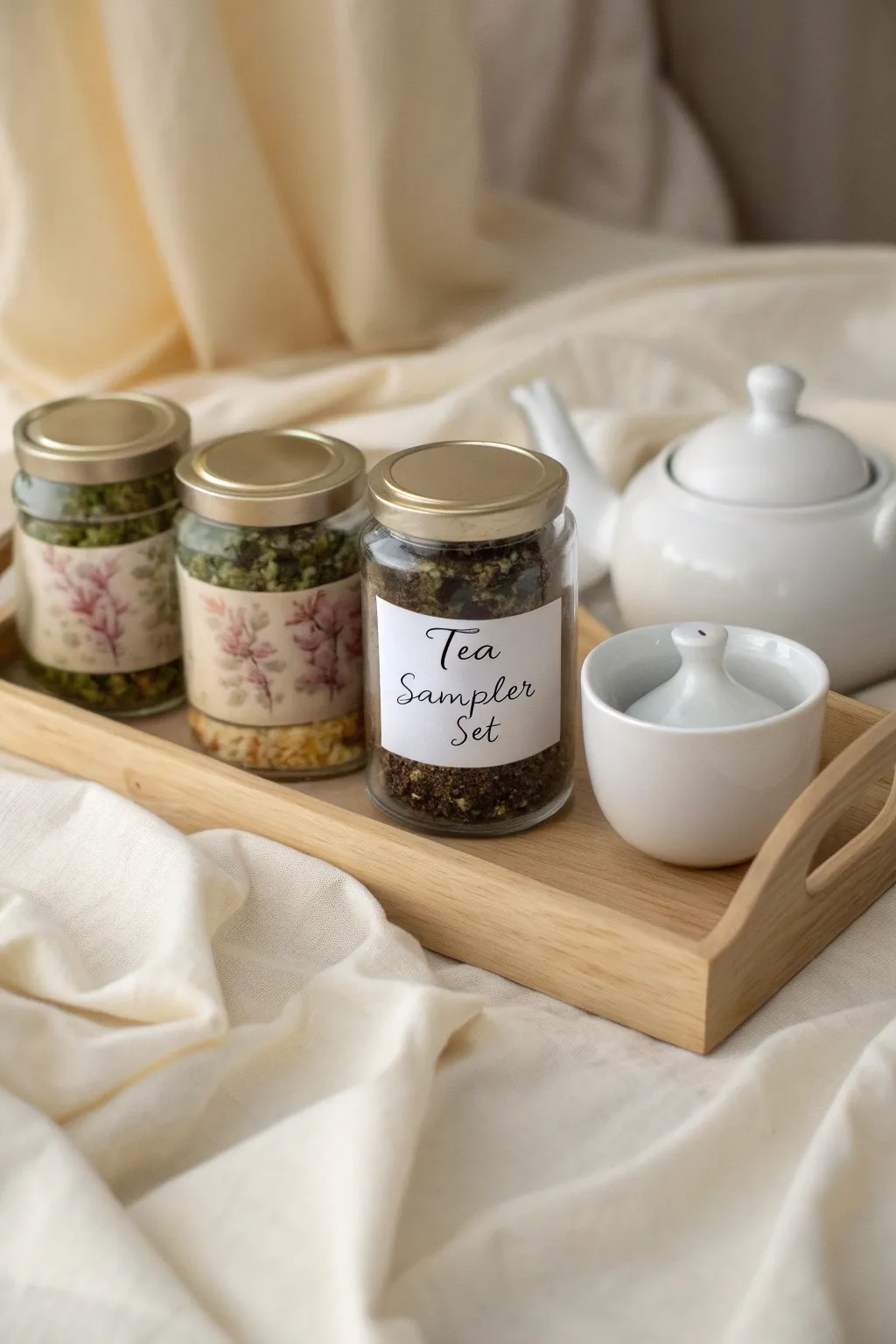 Discover serenity in every sip with a thoughtful tea sampler set. 🌿✨ #TeaTime #GiftIdeas