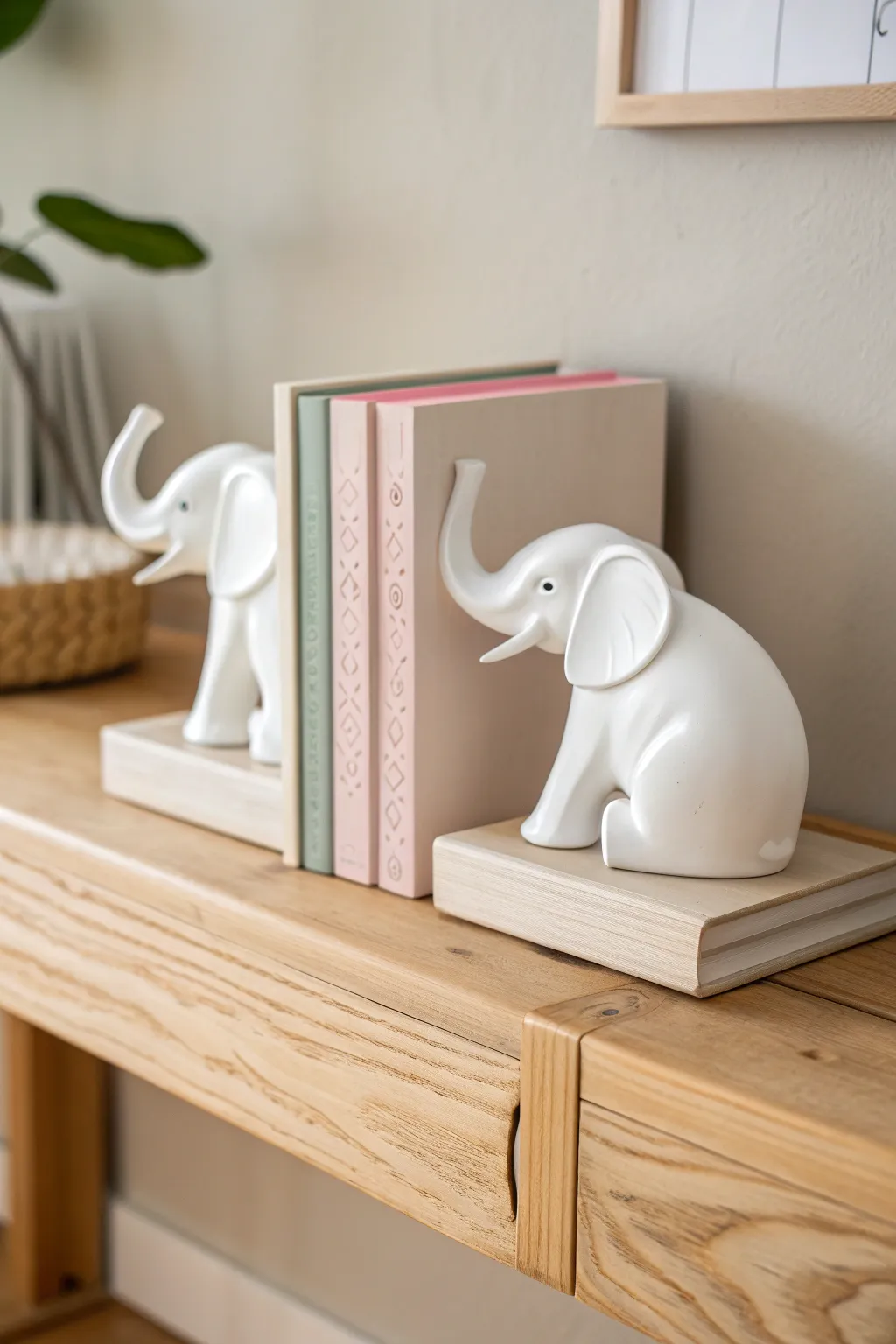 Add a touch of whimsy and elegance to your bookshelf with these enchanting 3D-printed elephant bookends.
