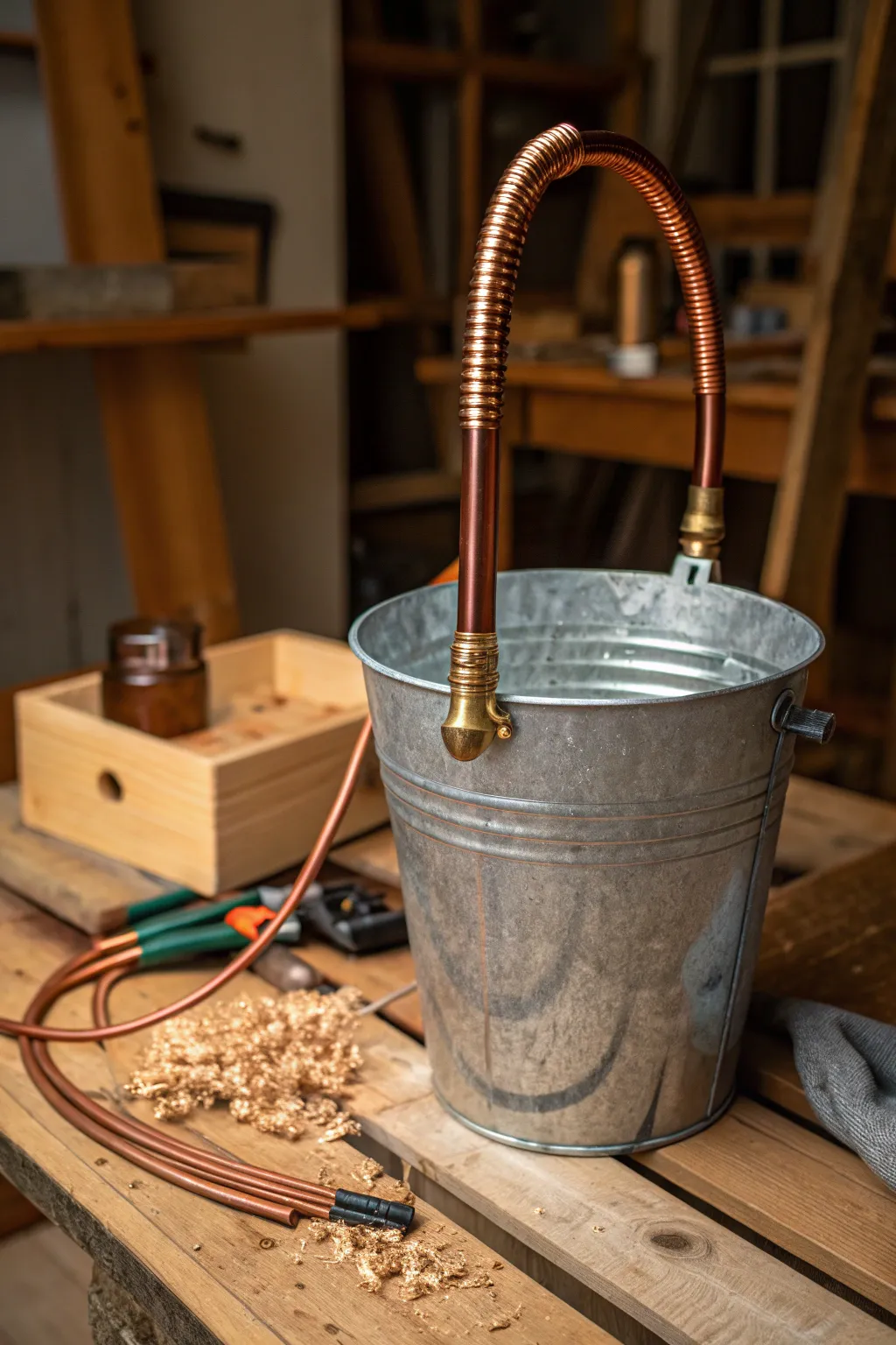 Transform your space with a DIY dehumidifier bucket system that blends functionality and craftsmanship.