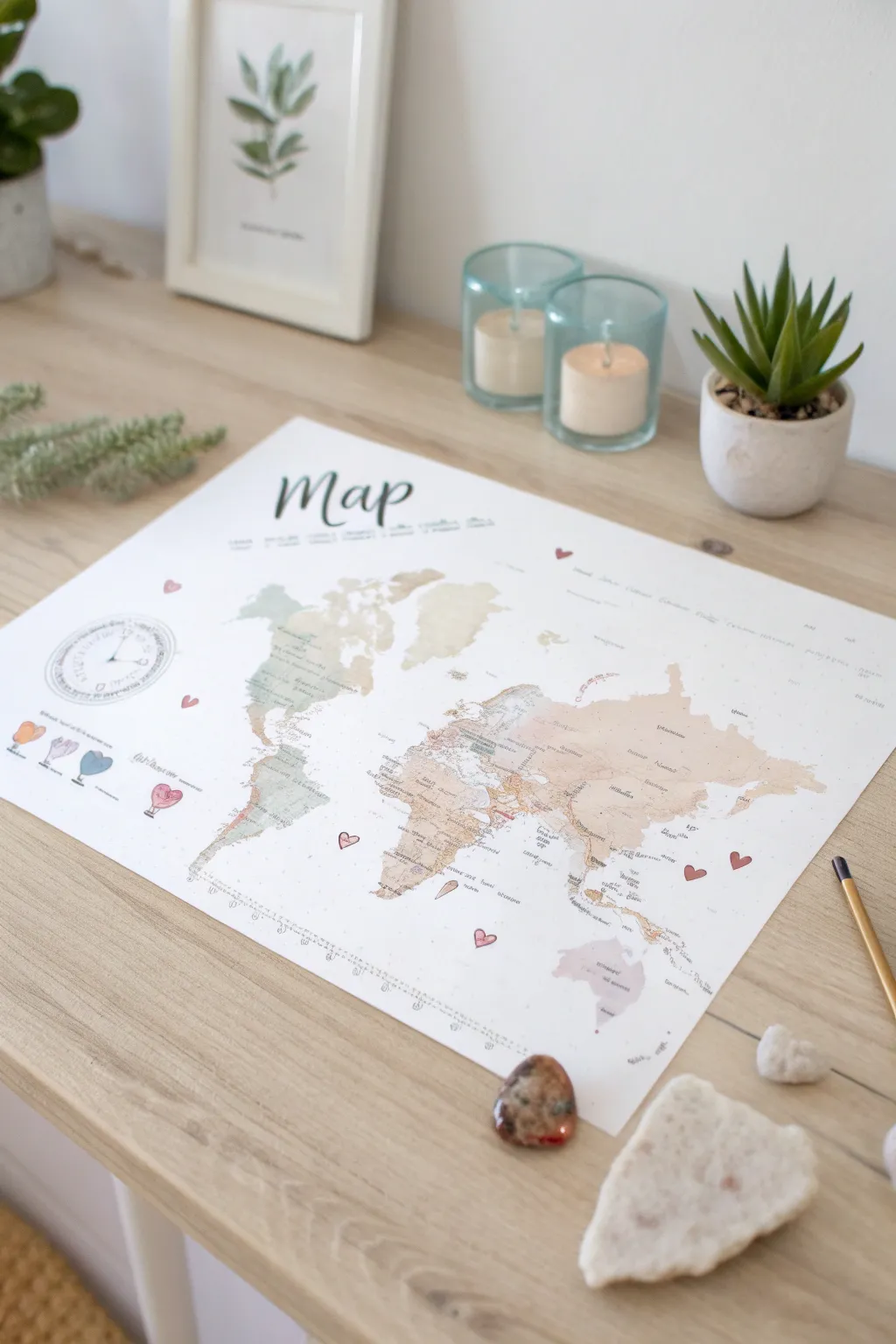 Capture your love story with a custom map—each location a chapter in your journey together. #AnniversaryGift #LoveJourney