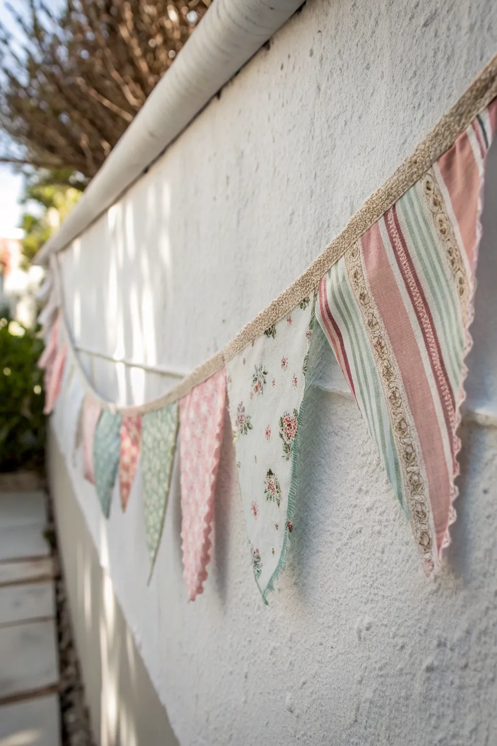 Transform fabric scraps into a cozy, handcrafted banner that adds charm to any room!