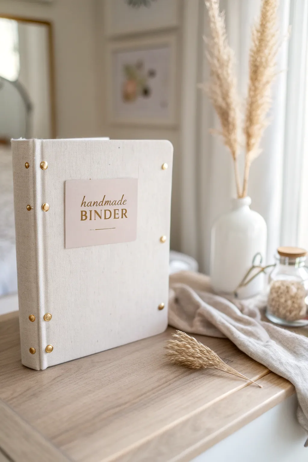 Elevate your organization game with stylish, handcrafted binder covers.