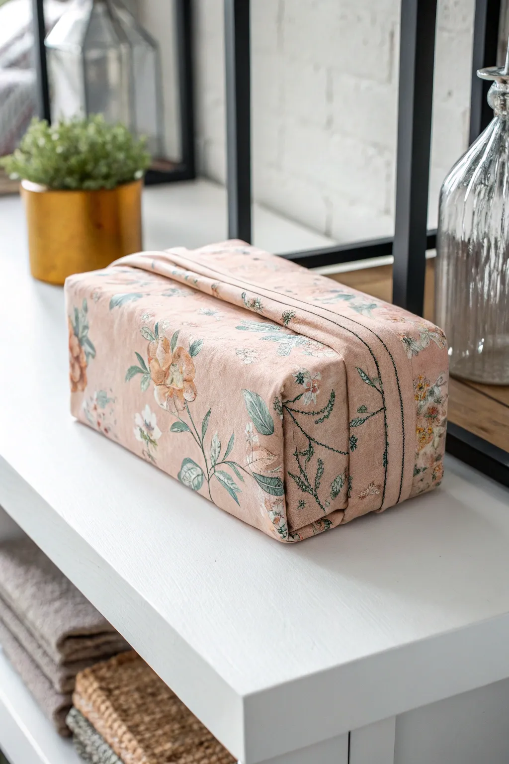 Transform your bookshelf with these charming fabric-covered bookends – where elegance meets functionality.