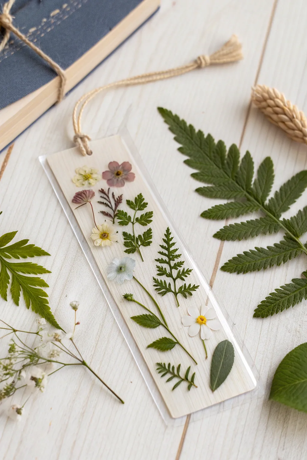 Capture the essence of nature with this charming DIY bookmark – a perfect blend of simplicity and elegance for young explorers.